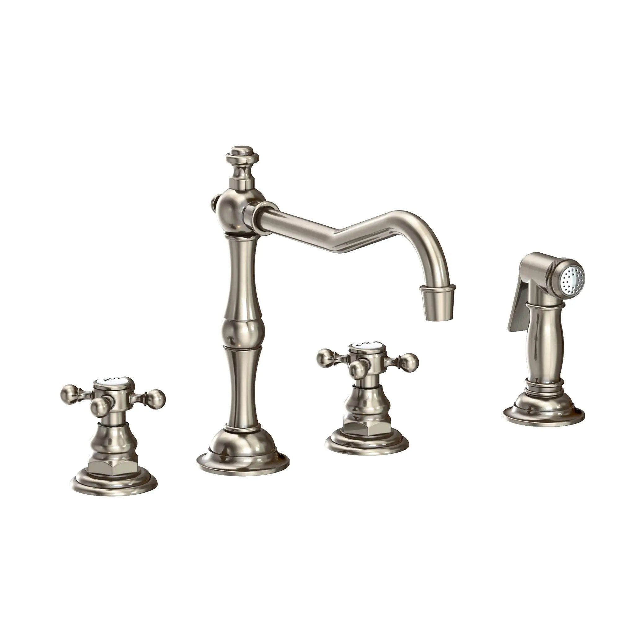 Newport Brass Chesterfield Kitchen Faucet with Side Spray by Newport Brass