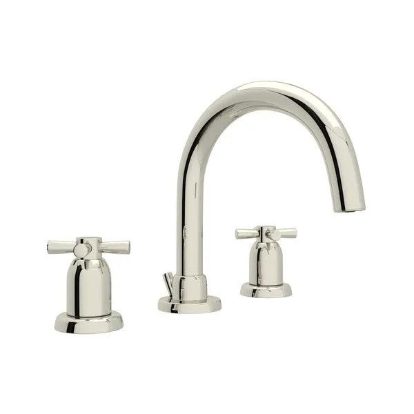 Rohl Perrin & Rowe Holborn Widespread Lavatory Faucet with C-Spout by Rohl