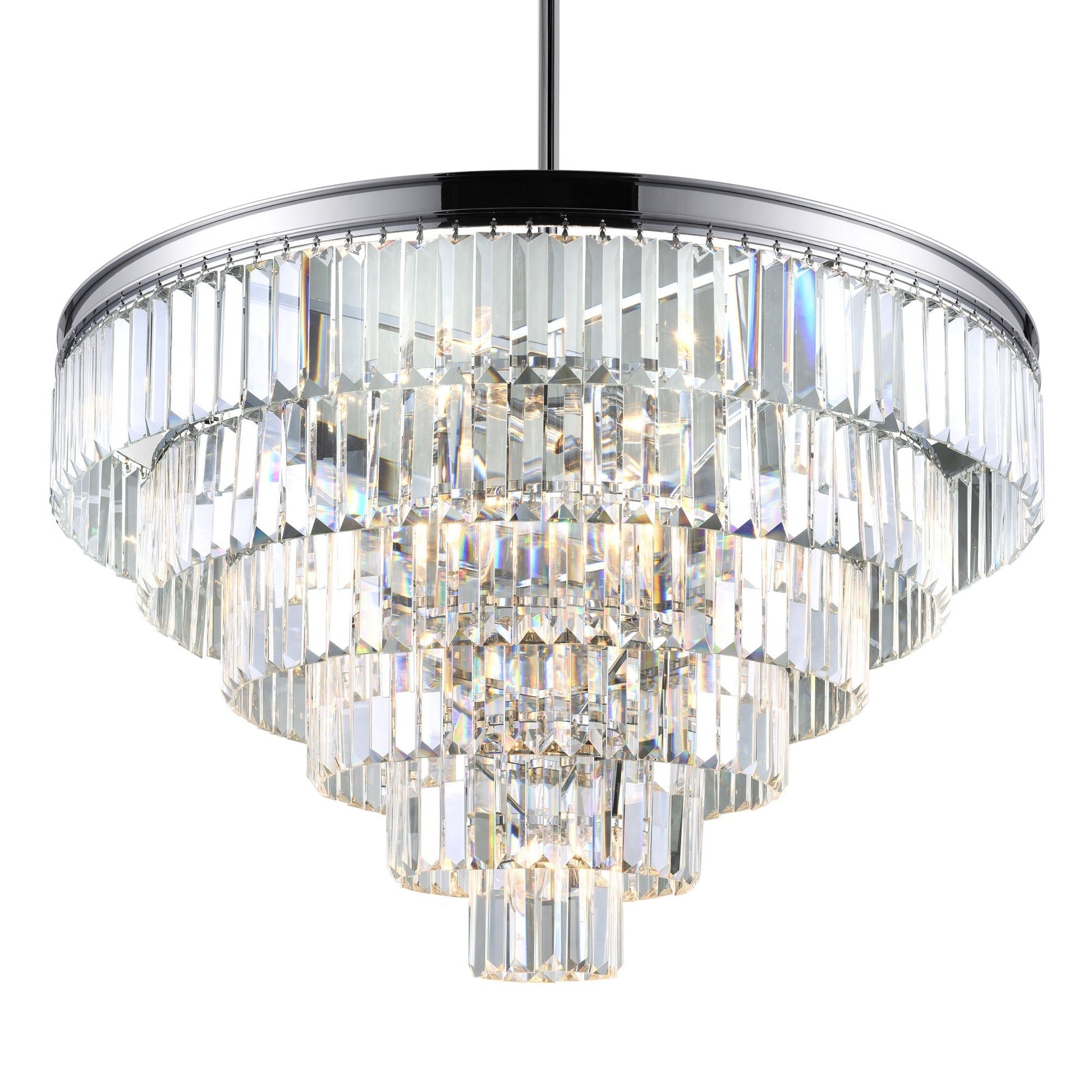 chrome chandelier