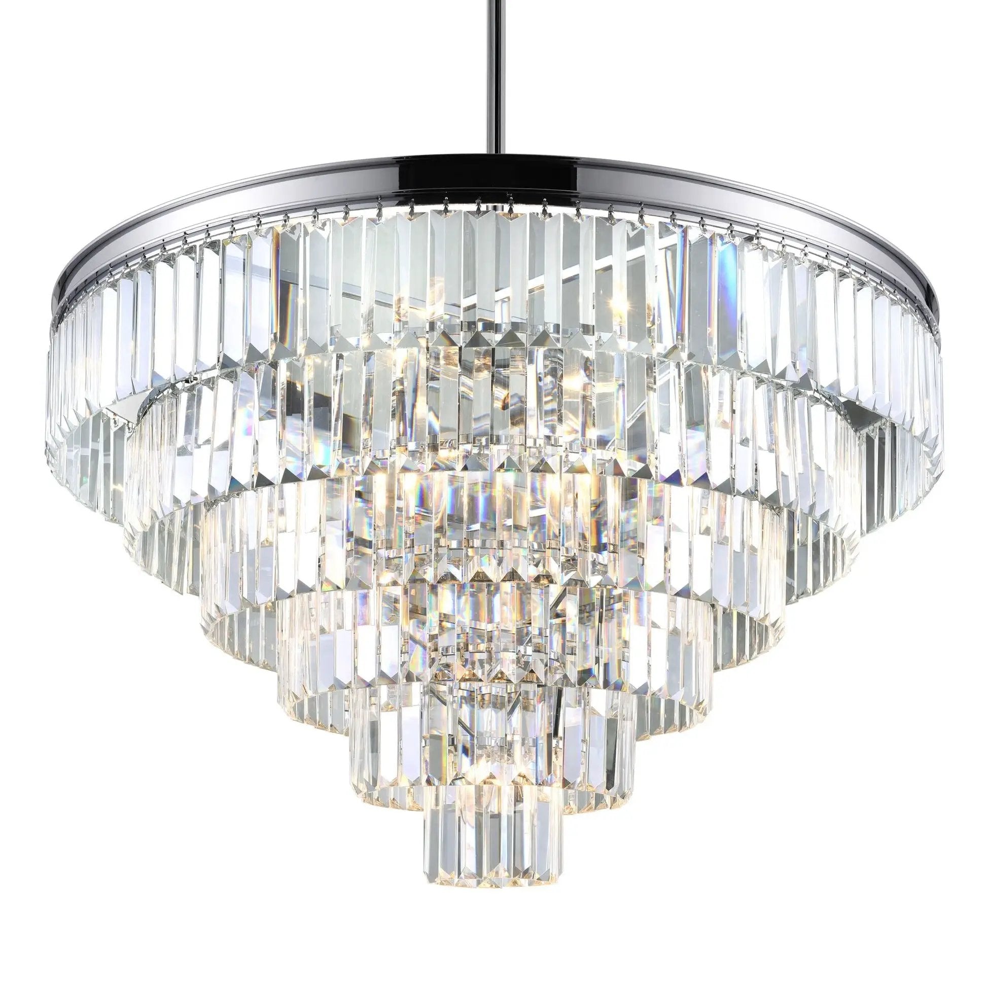 chrome chandelier