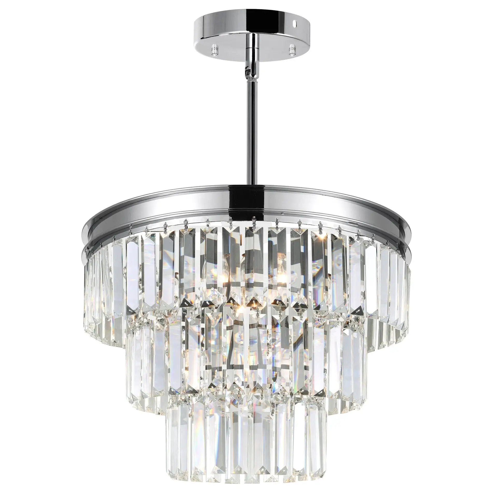 chrome chandelier