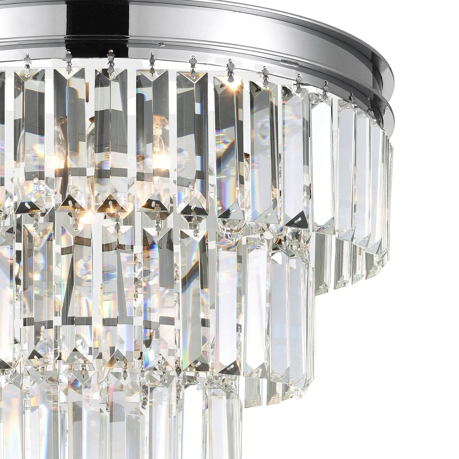 chrome chandelier