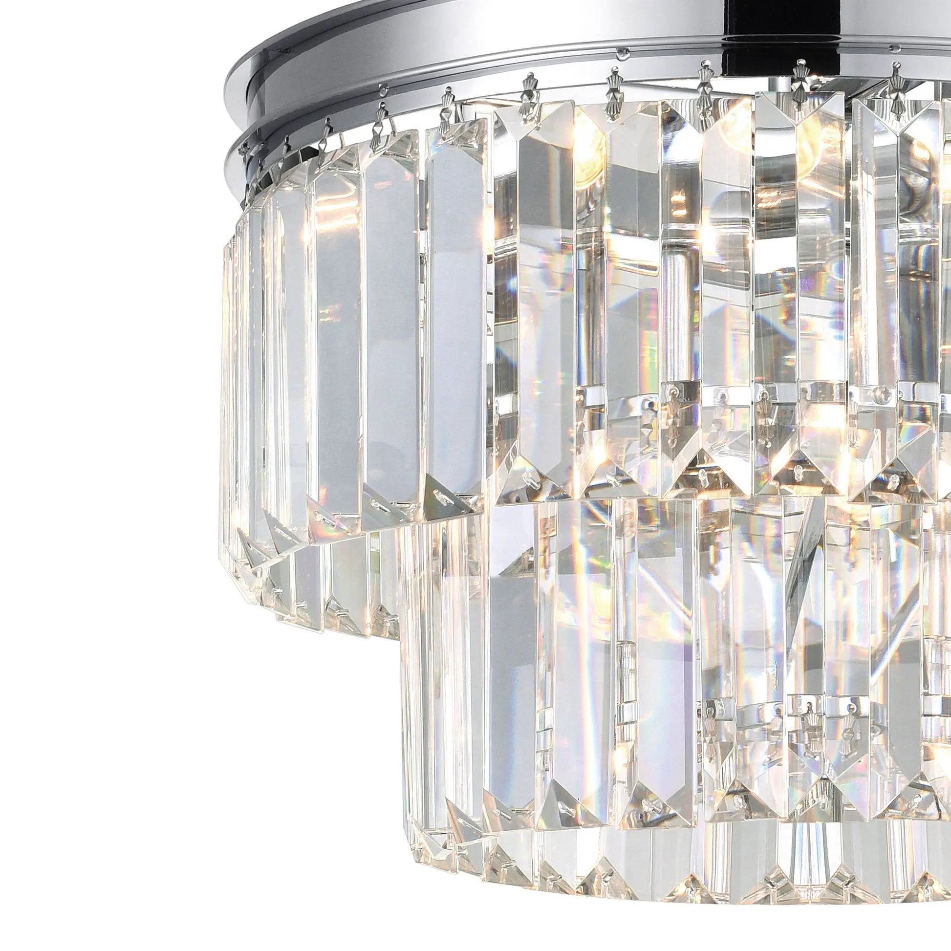chrome chandelier