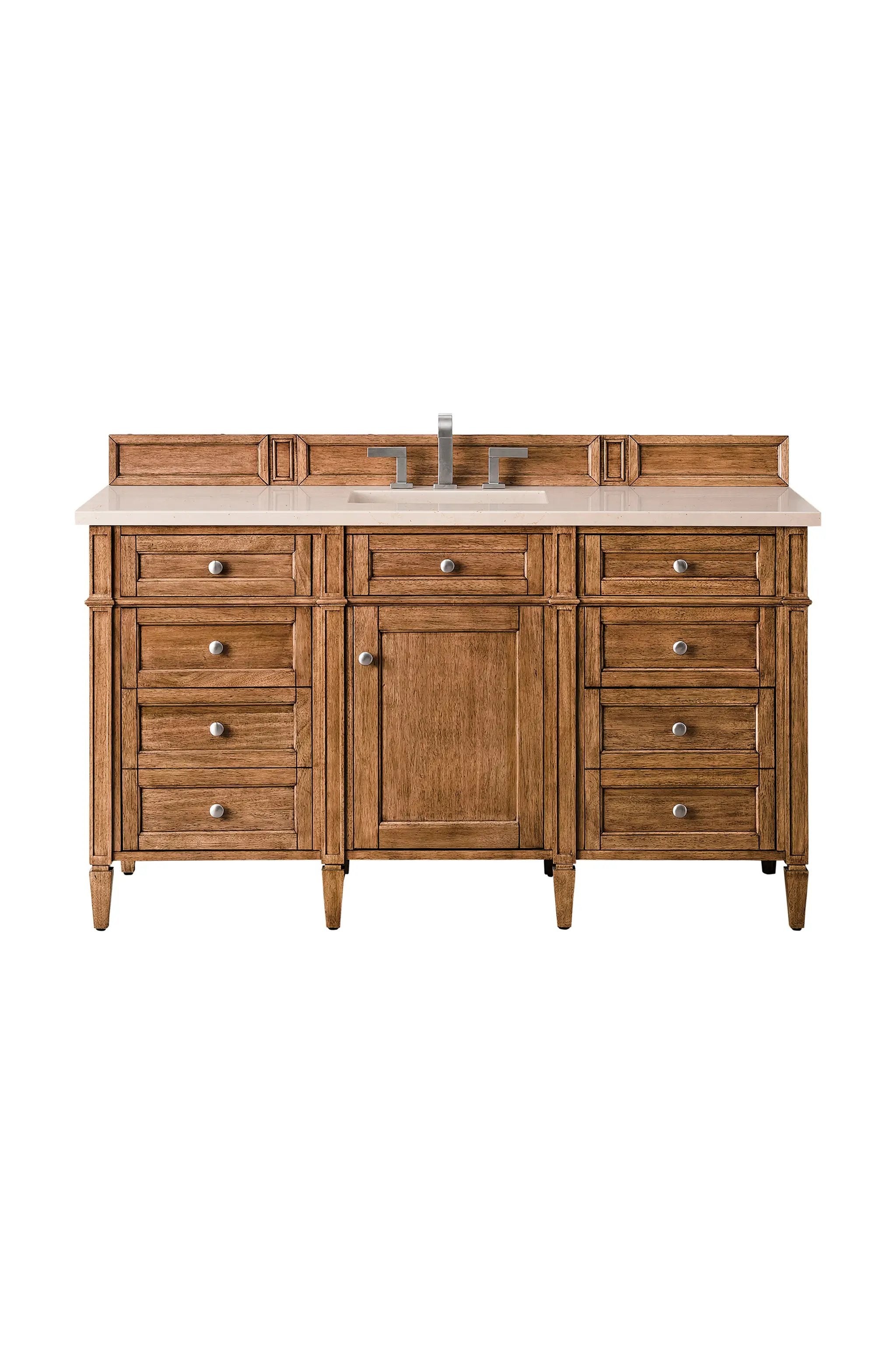 James Martin Brittany 60" Single Vanity Set - Saddle Brown by James Martin Vanities