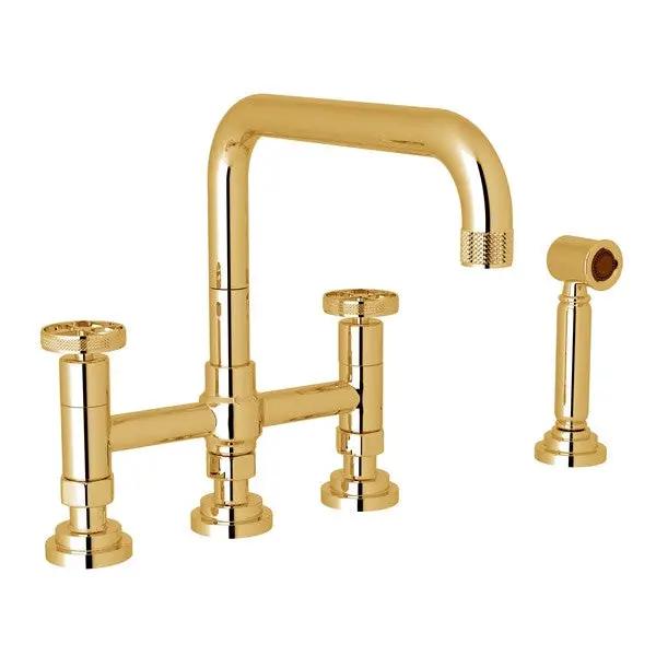 Rohl Campo Bridge Kitchen Faucet with Side Spray by Rohl