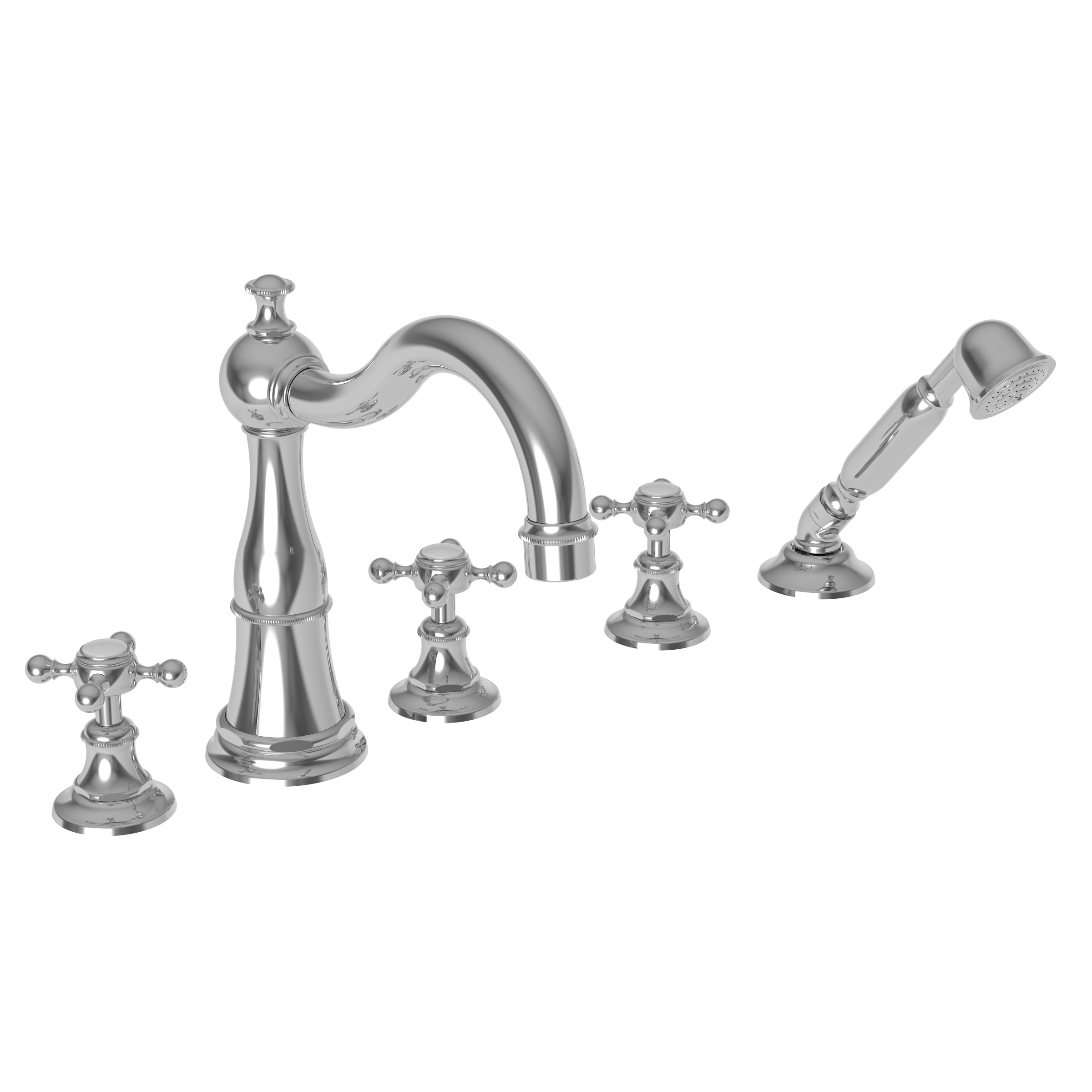polished chrome tub faucet