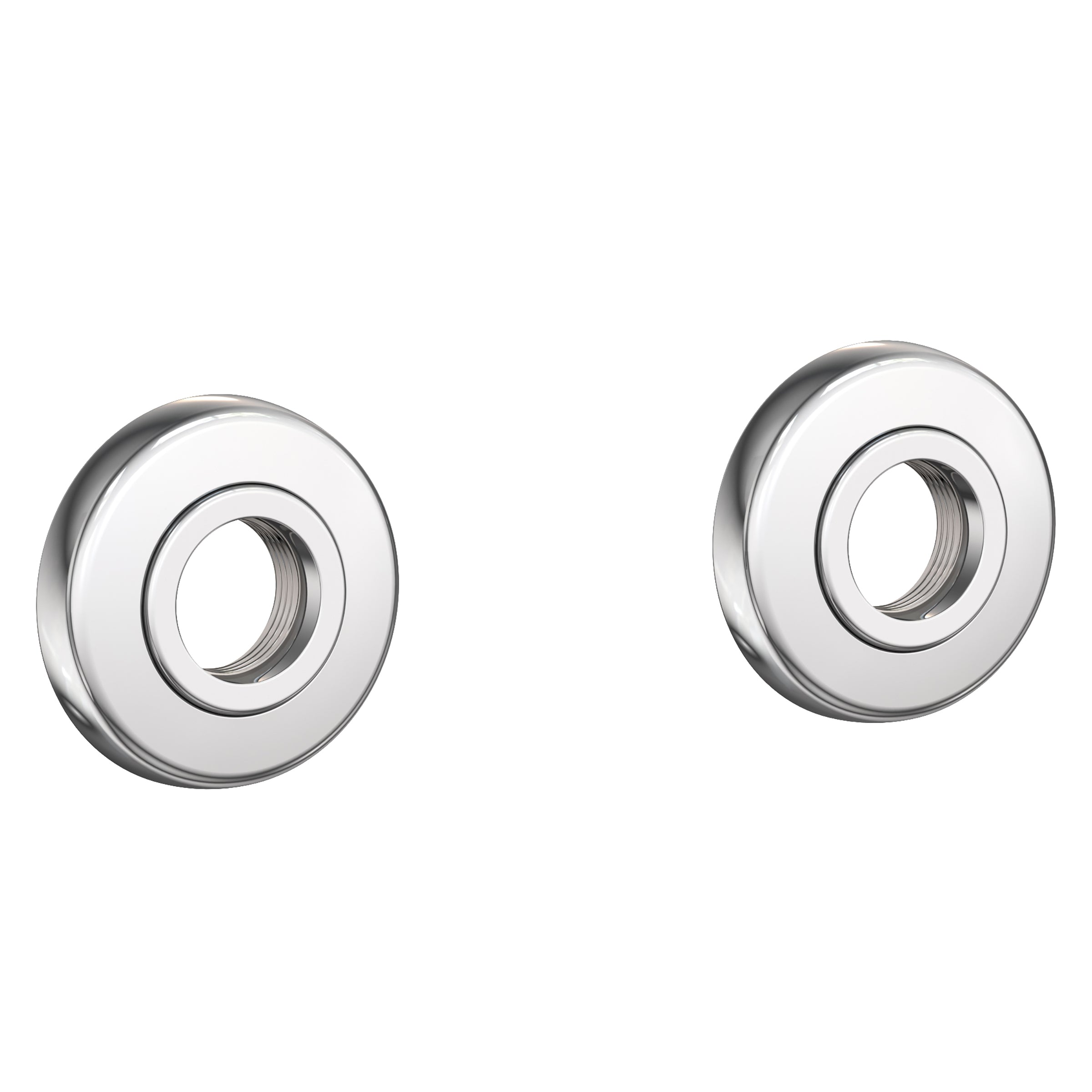 polished chrome grab bar