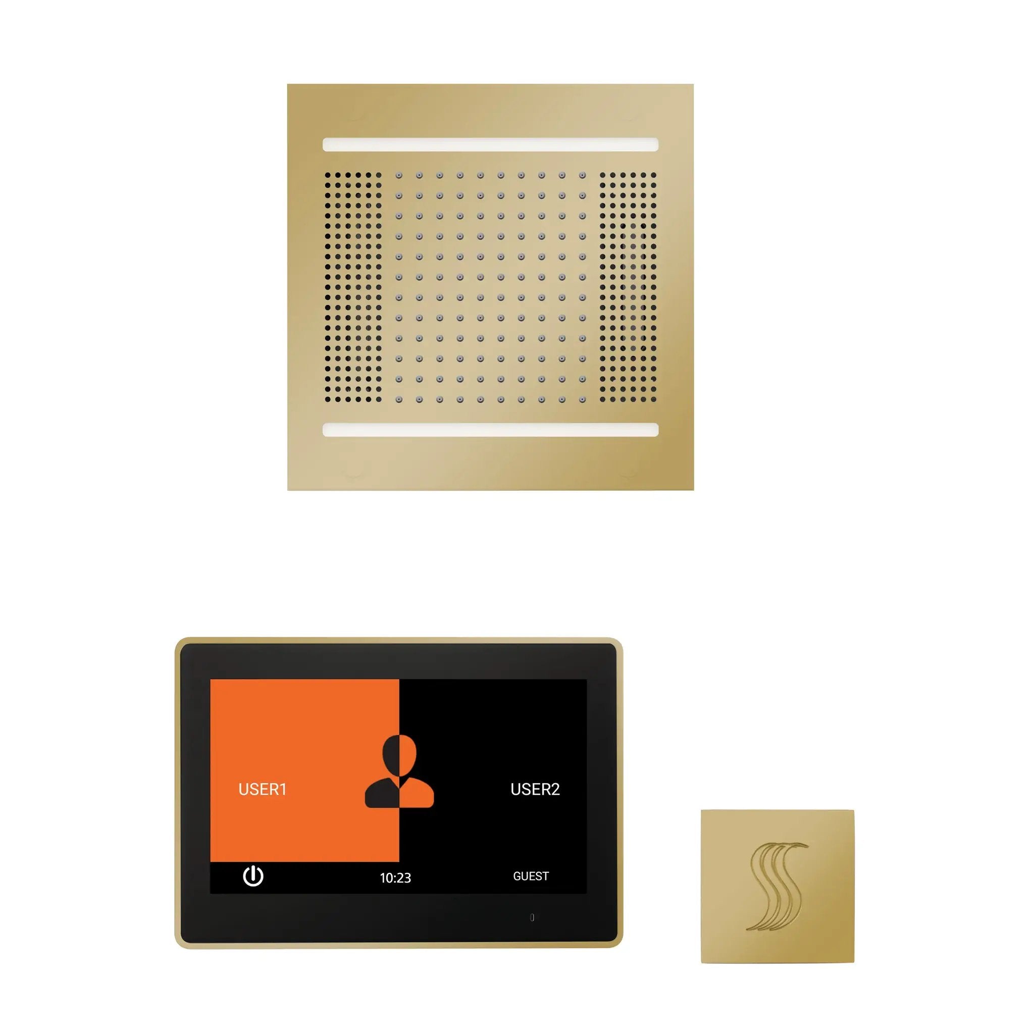 Thermasol The wellness Hydrovive14 Steam Package with 10" ThermaTouch Square by Thermasol