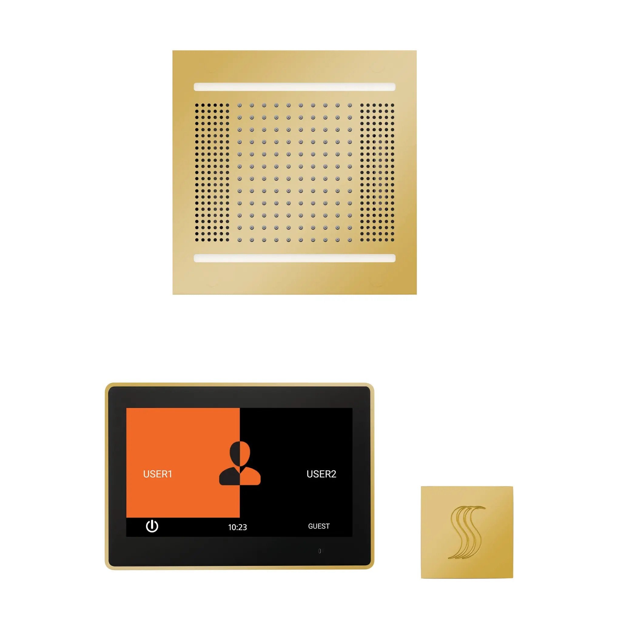 Thermasol The wellness Hydrovive14 Steam Package with 10" ThermaTouch Square by Thermasol
