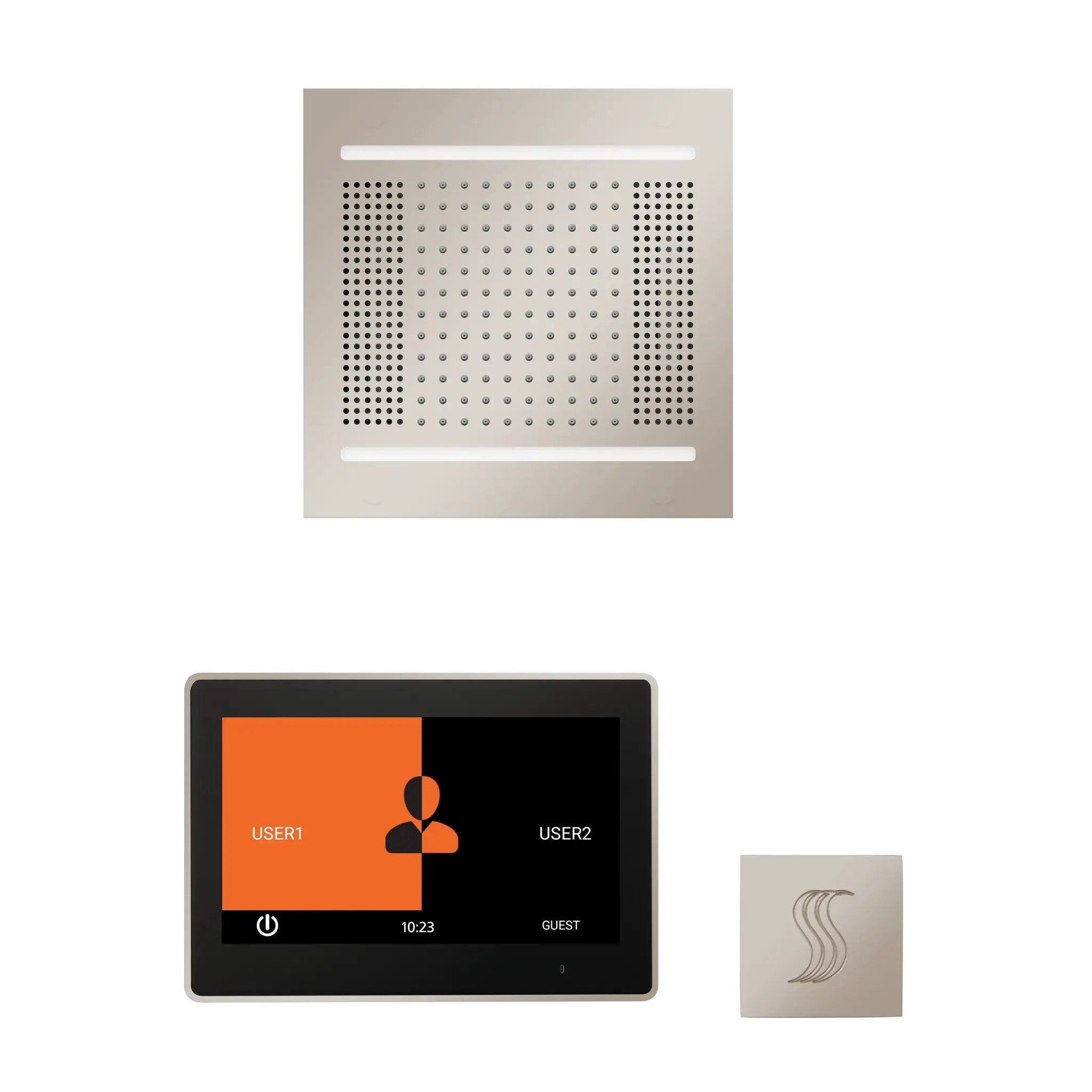 Thermasol The wellness Hydrovive14 Steam Package with 10" ThermaTouch Square by Thermasol