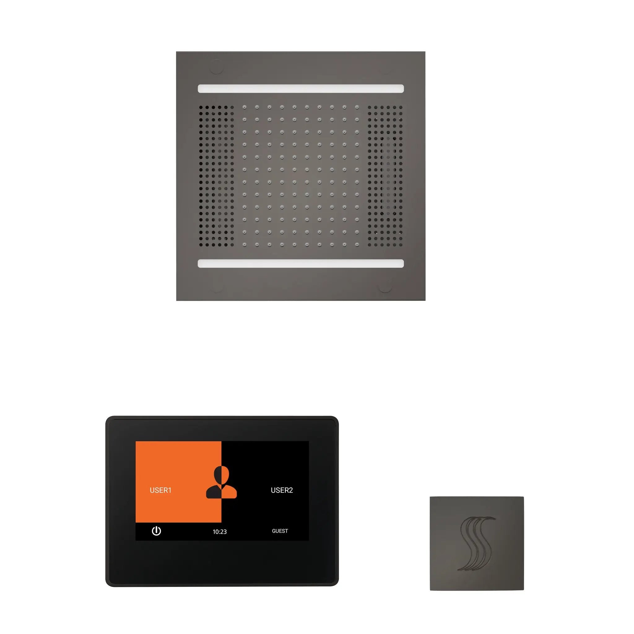 Thermasol The wellness Hydrovive14 Steam Package with 7" ThermaTouch Square by Thermasol