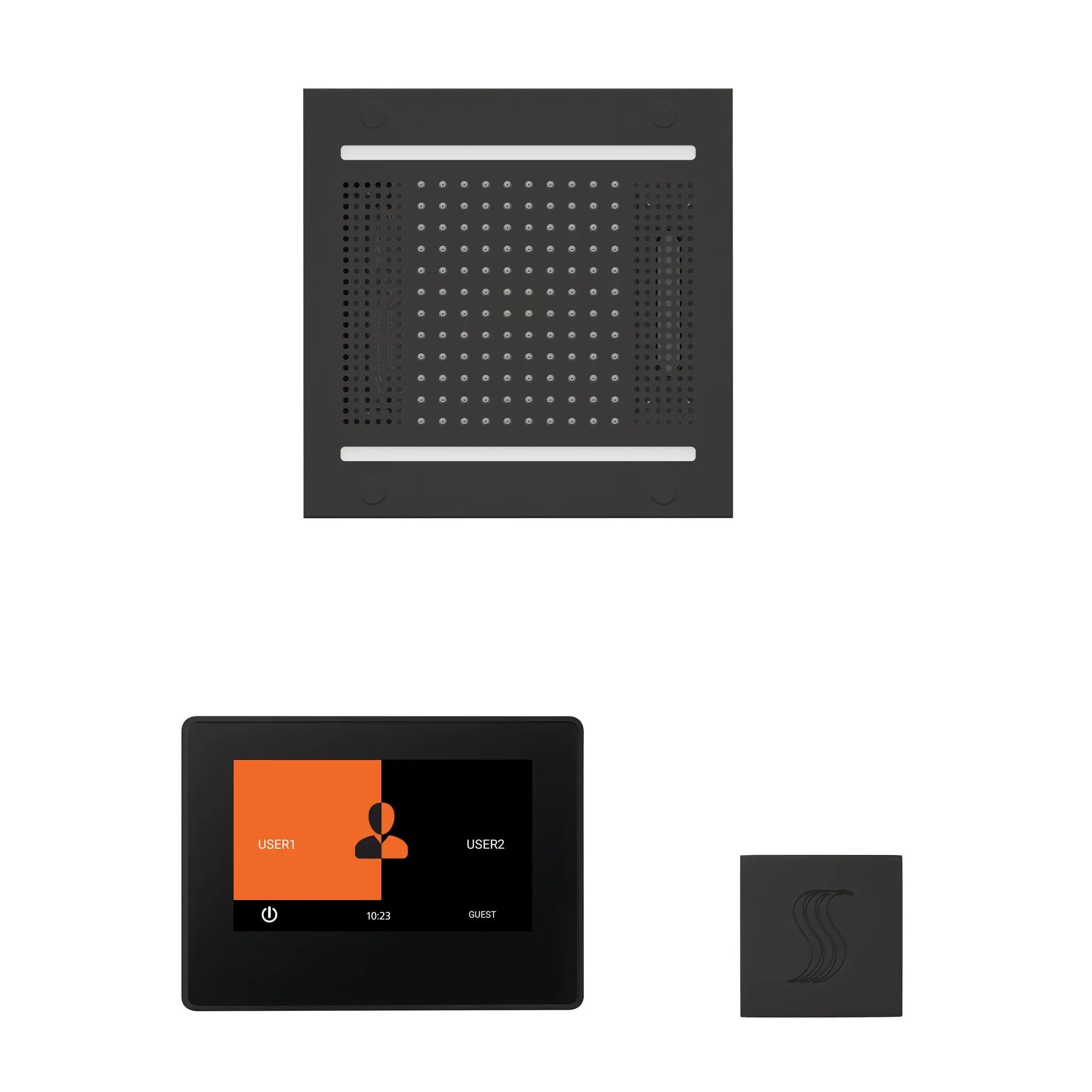 Thermasol The wellness Hydrovive14 Steam Package with 7" ThermaTouch Square by Thermasol