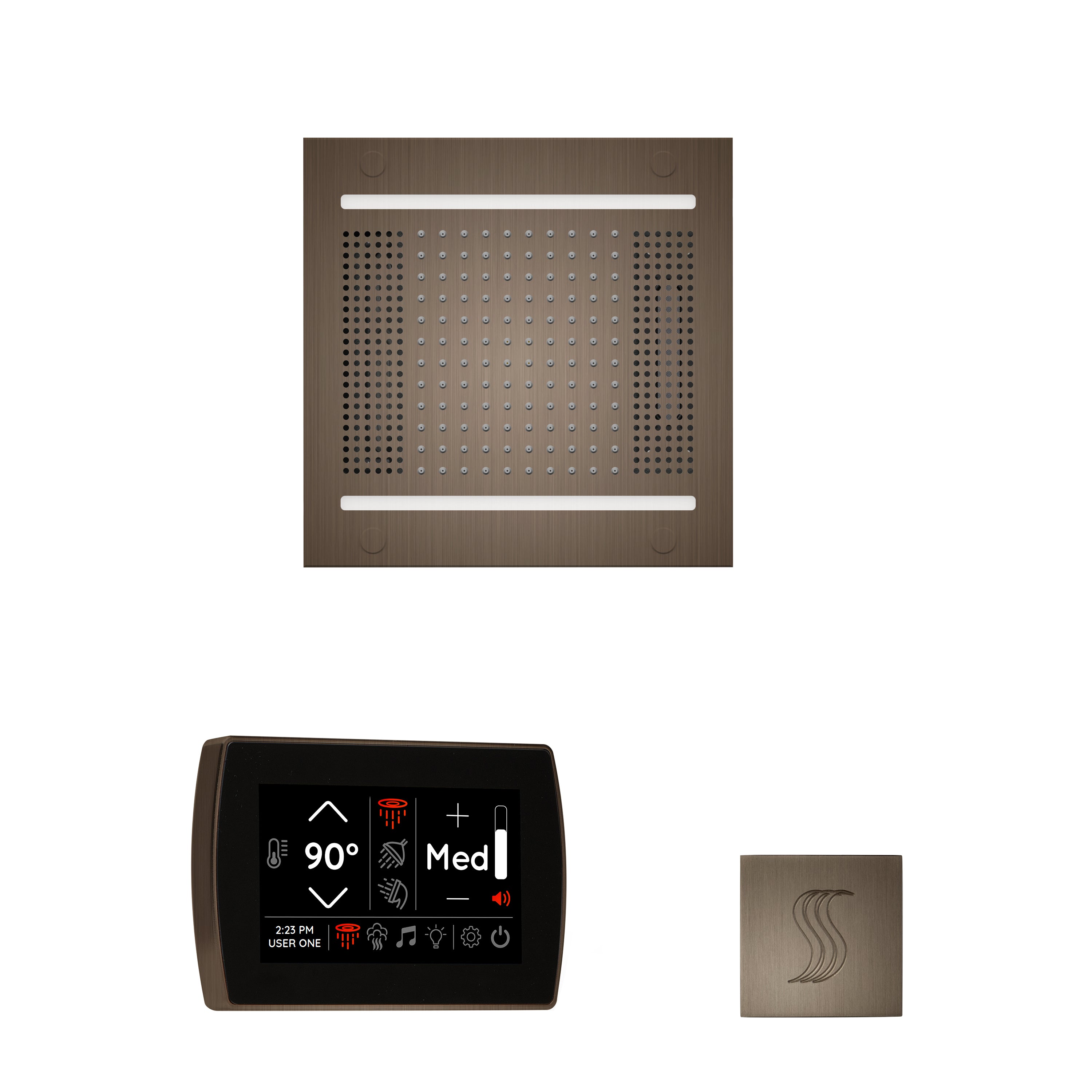 Thermasol The wellness Hydrovive14 Steam Package with SignaTouch Square by Thermasol