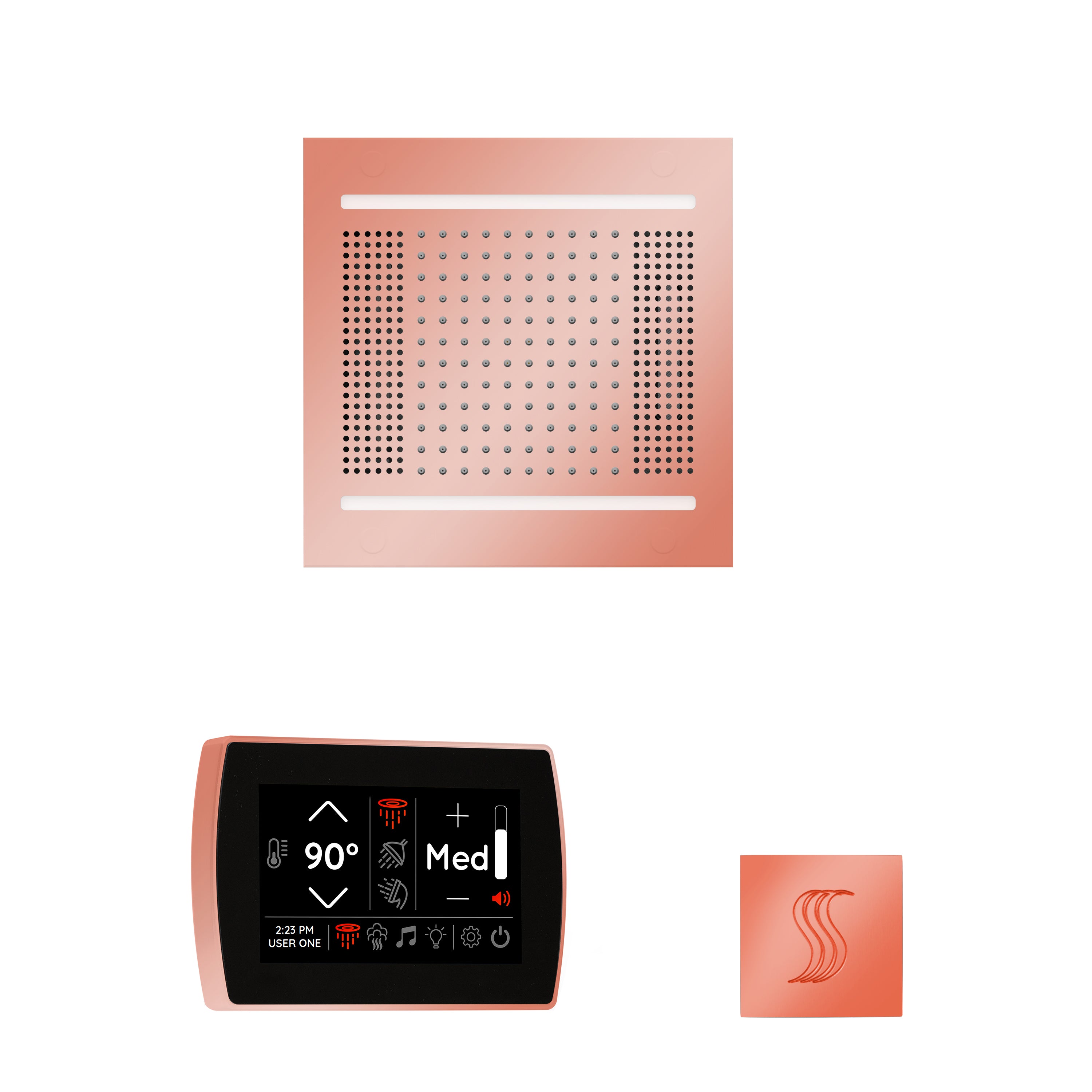 Thermasol The wellness Hydrovive14 Steam Package with SignaTouch Square by Thermasol