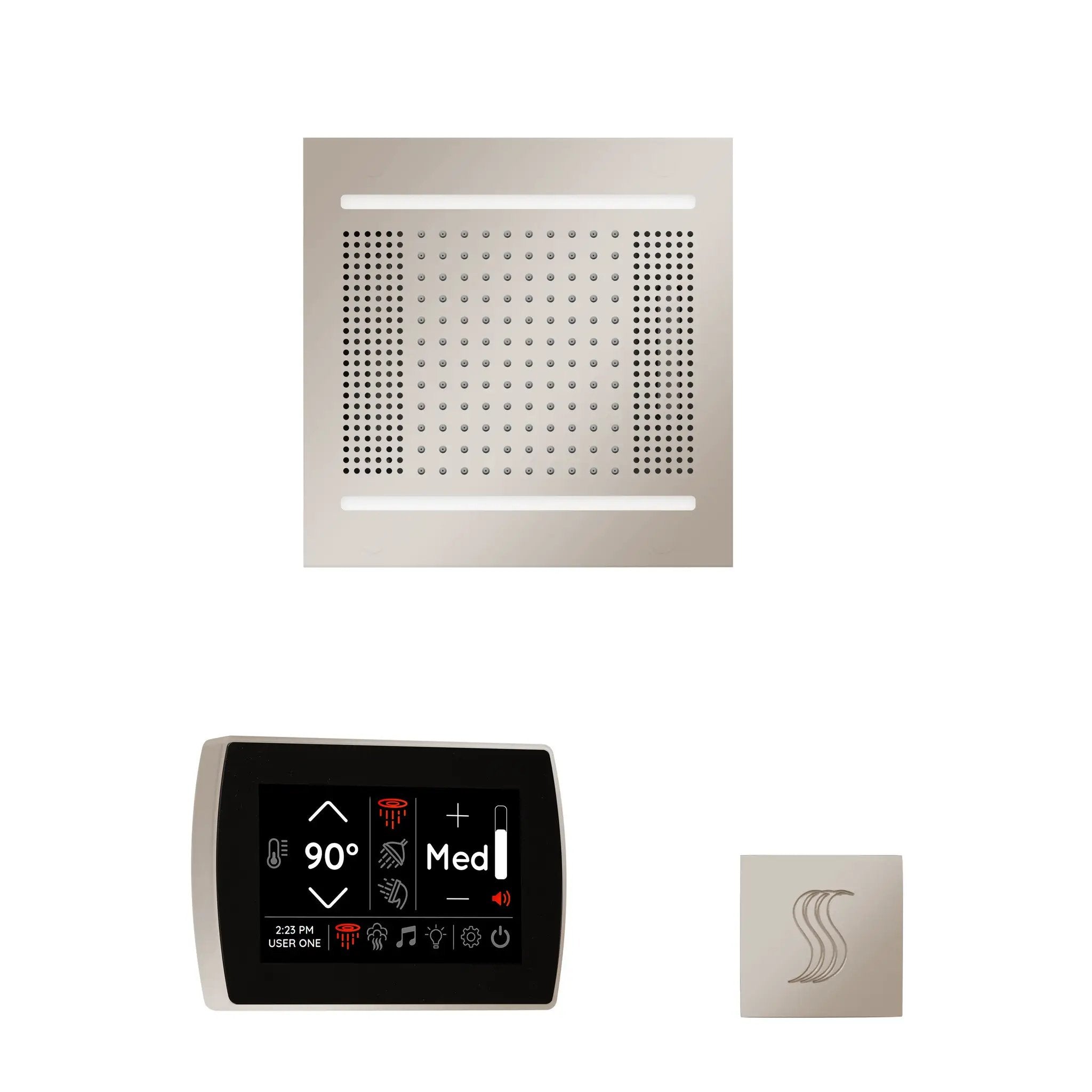 Thermasol The wellness Hydrovive14 Steam Package with SignaTouch Square by Thermasol