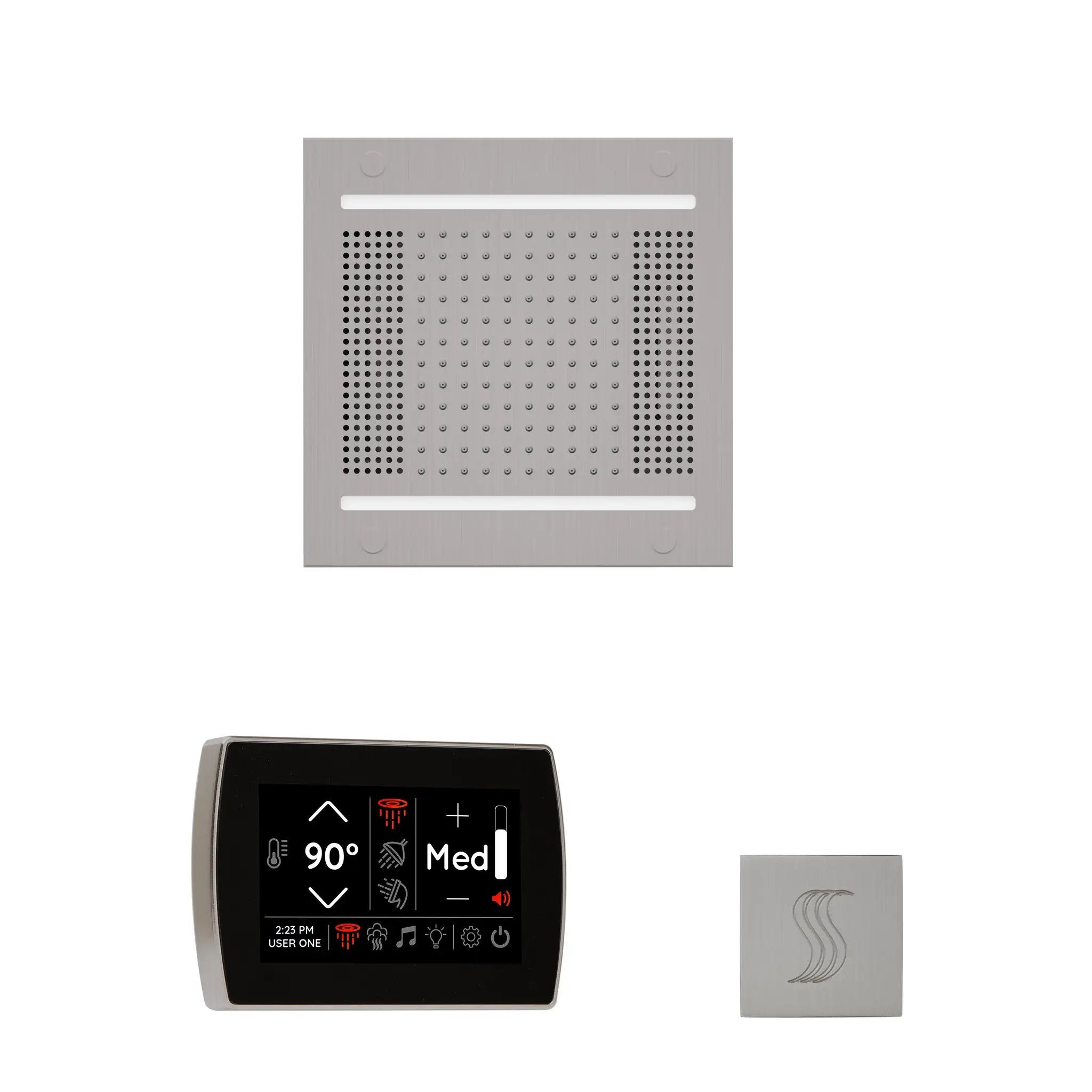Thermasol The wellness Hydrovive14 Steam Package with SignaTouch Square by Thermasol