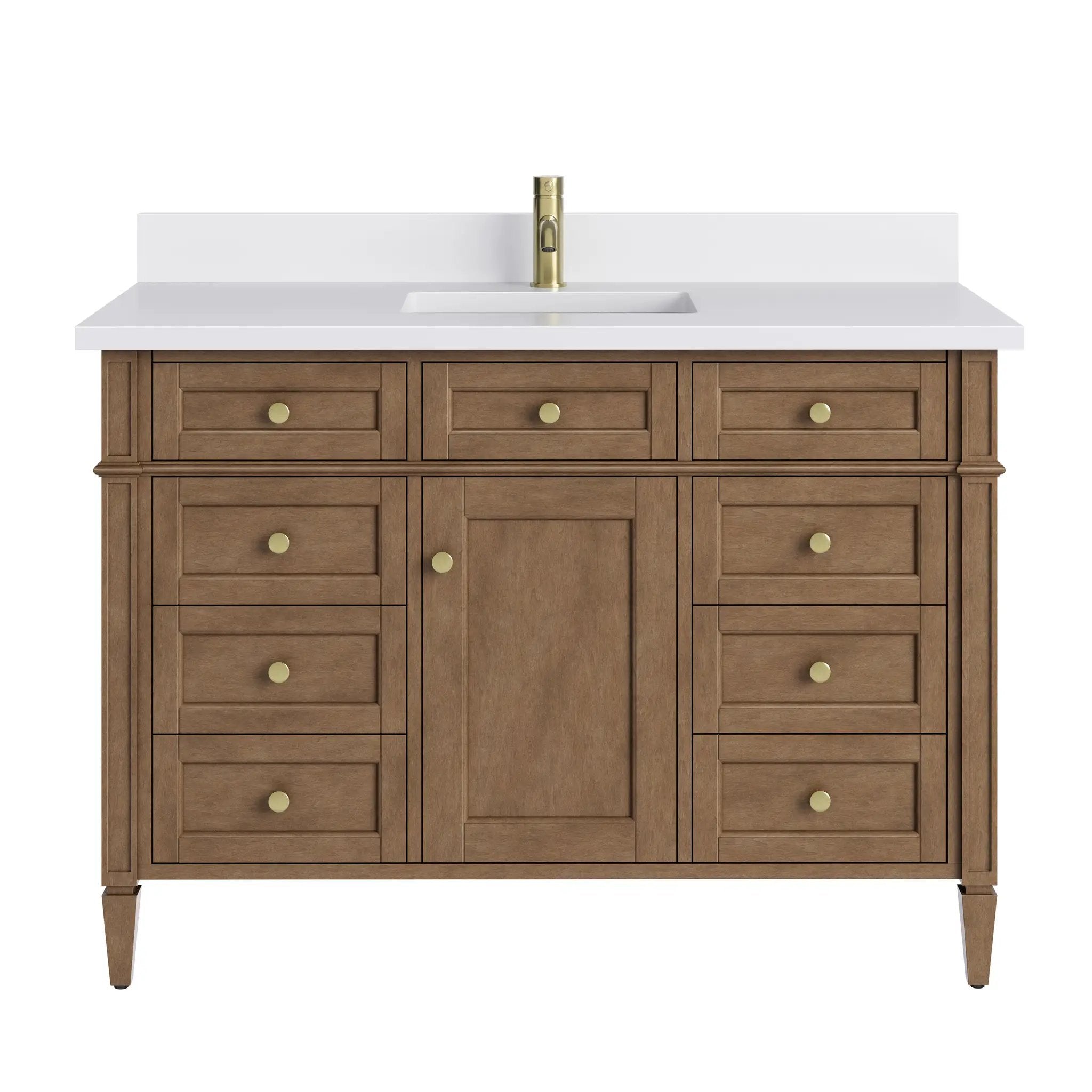 James Martin Brittany 48" Single Vanity Set - Pecan by James Martin Vanities