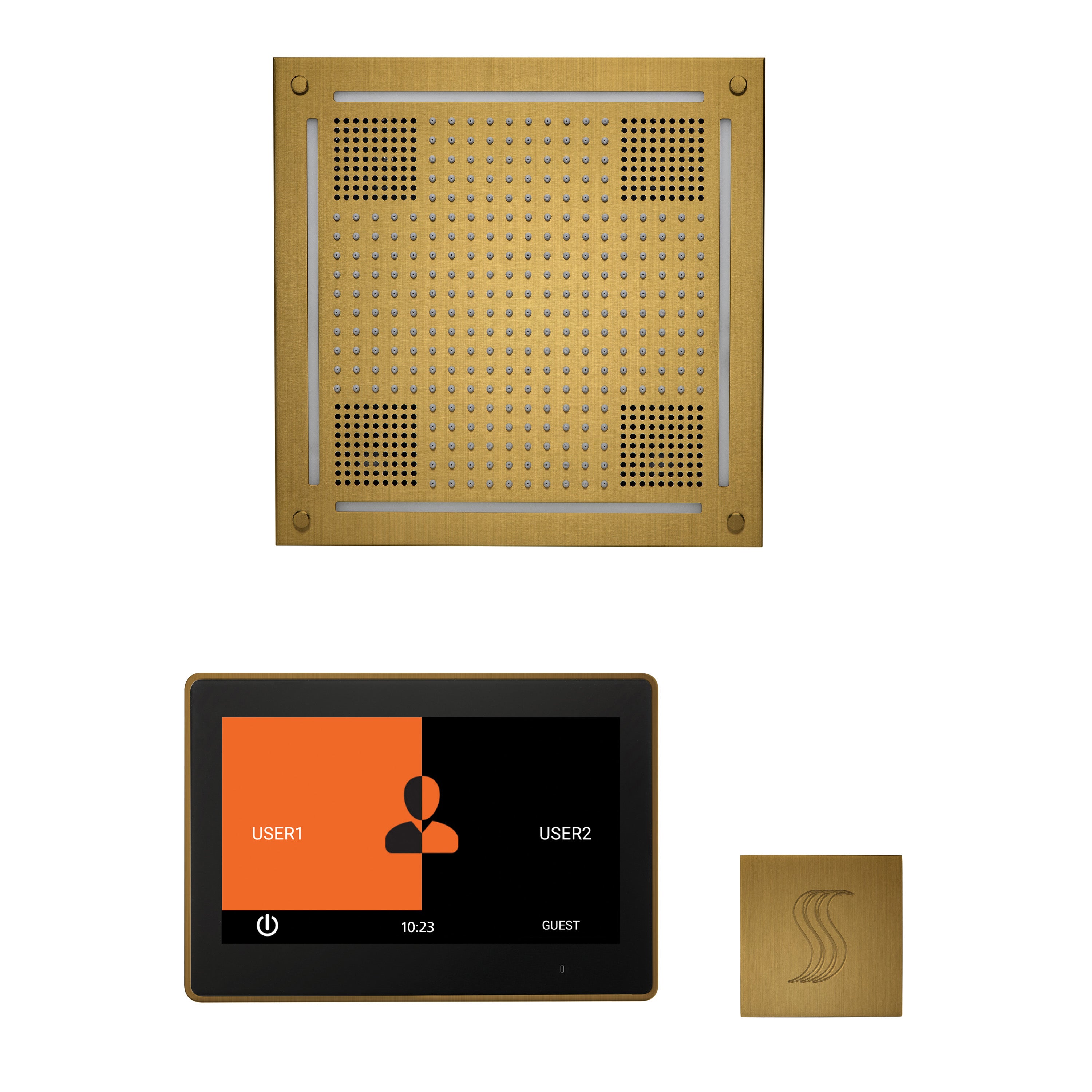 Thermasol The wellness Hydrovive Steam Package with 10" ThermaTouch Square