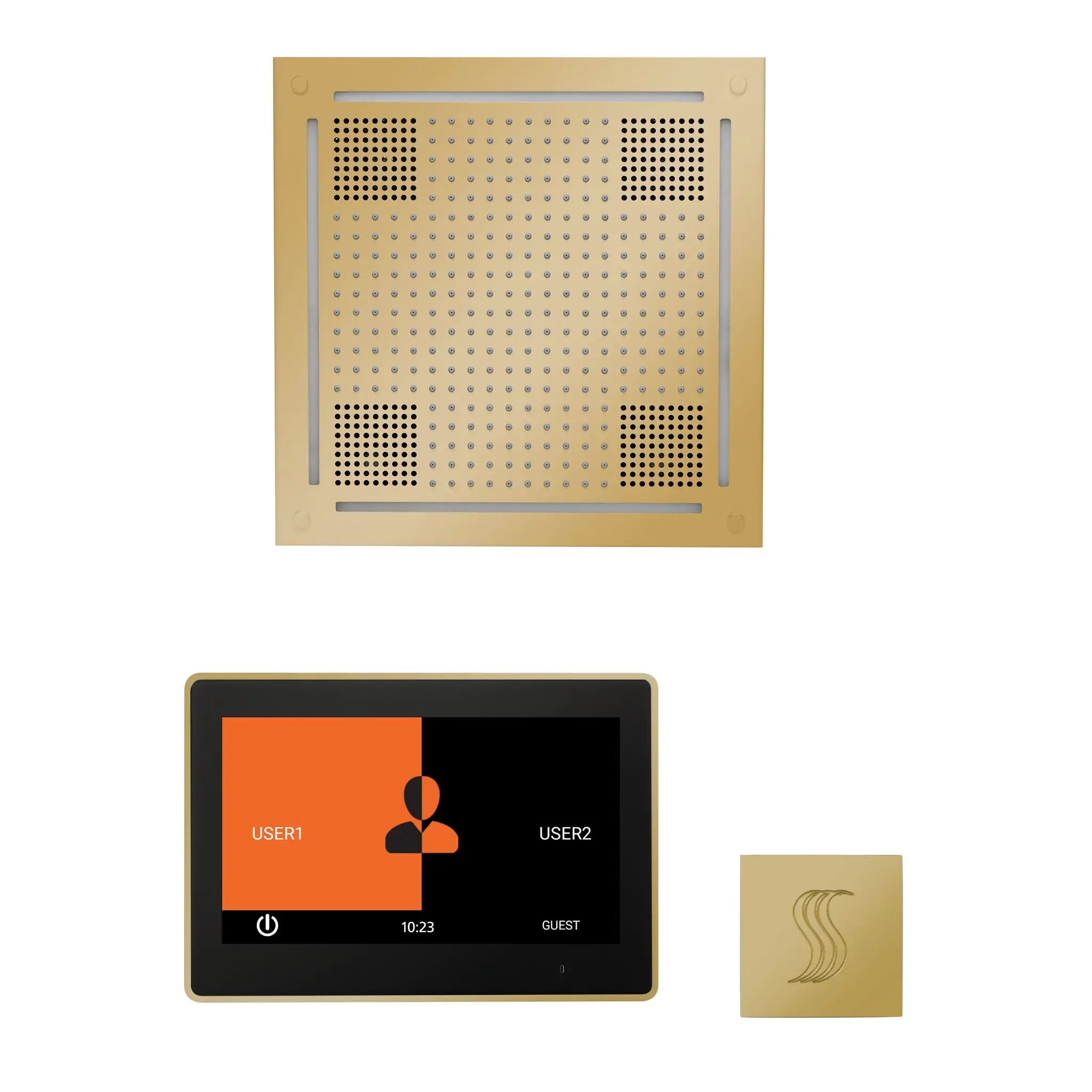 Thermasol The wellness Hydrovive Steam Package with 10" ThermaTouch Square by Thermasol