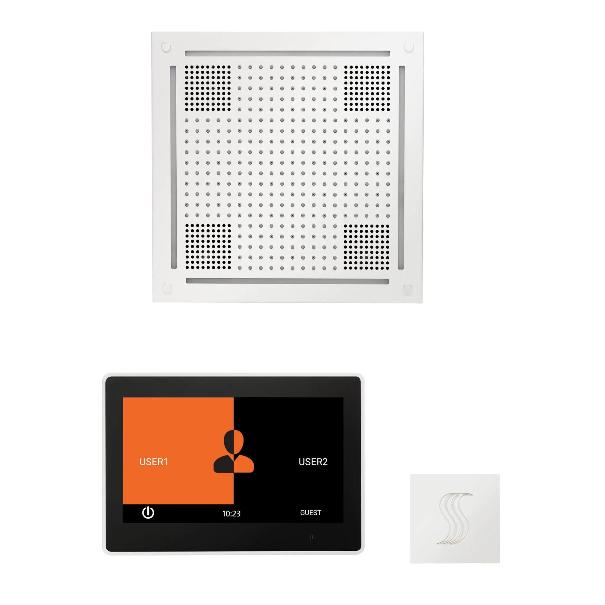 Thermasol The wellness Hydrovive Steam Package with 10" ThermaTouch Square by Thermasol