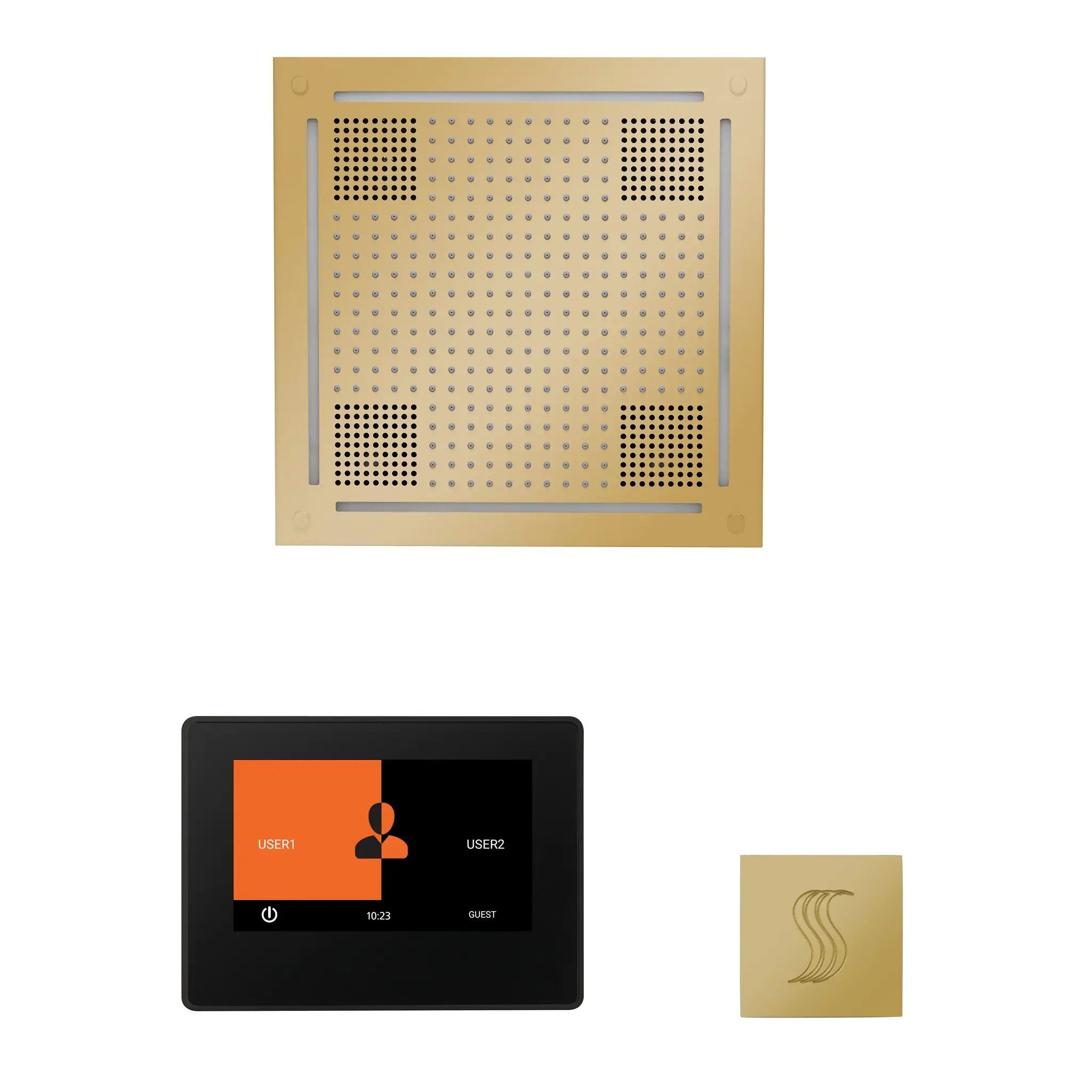 Thermasol The wellness Hydrovive Steam Package with 7" ThermaTouch Square by Thermasol