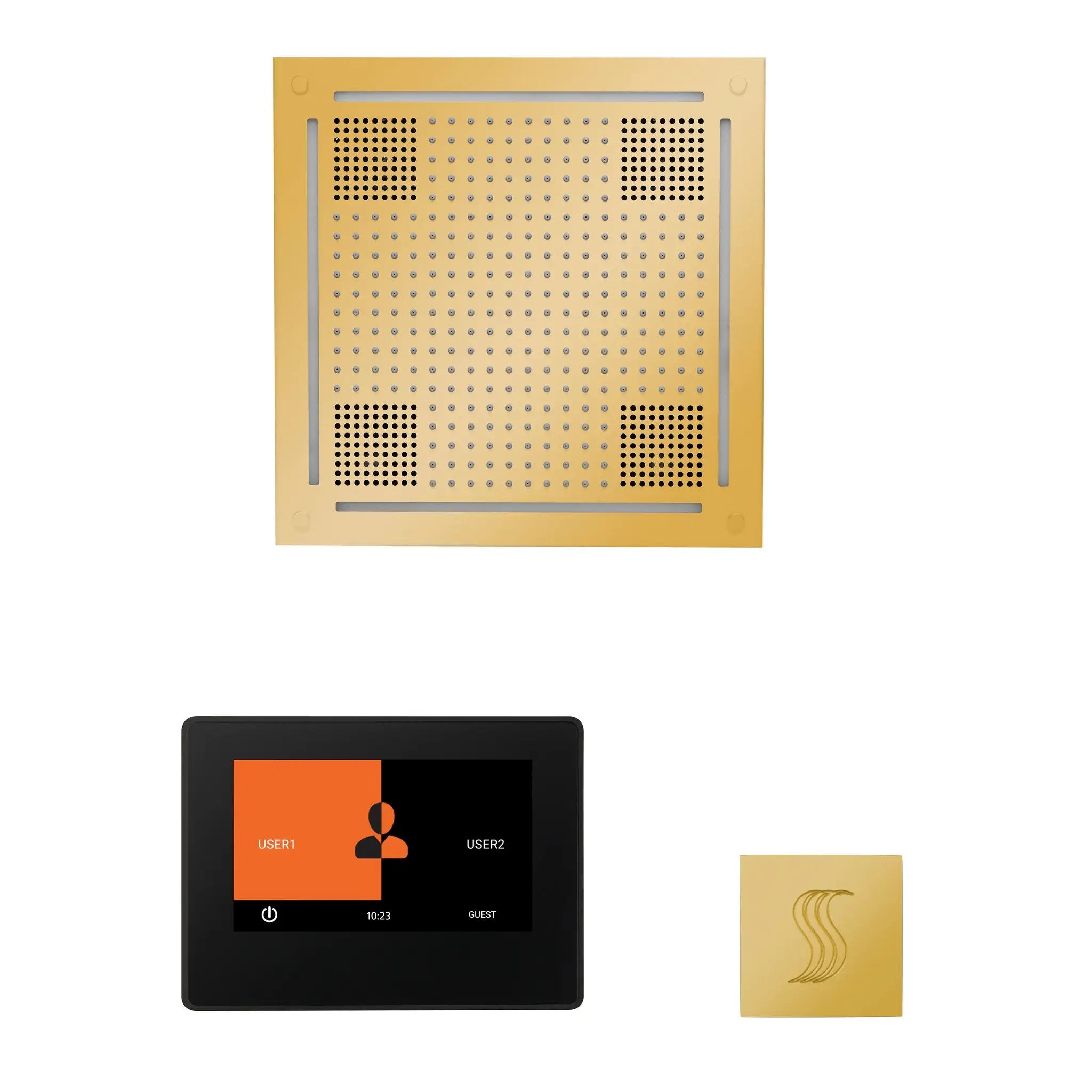 Thermasol The wellness Hydrovive Steam Package with 7" ThermaTouch Square by Thermasol