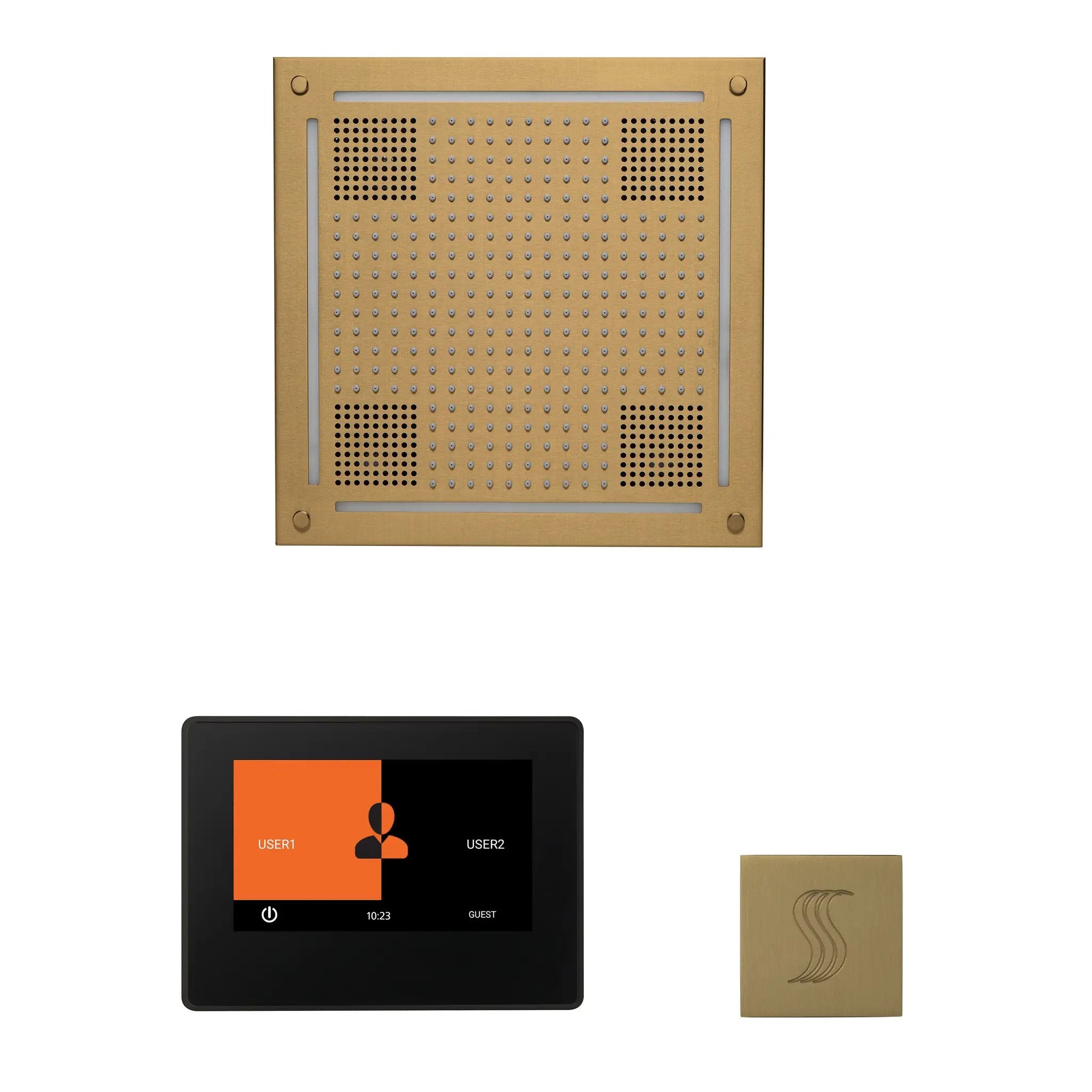 Thermasol The wellness Hydrovive Steam Package with 7" ThermaTouch Square by Thermasol
