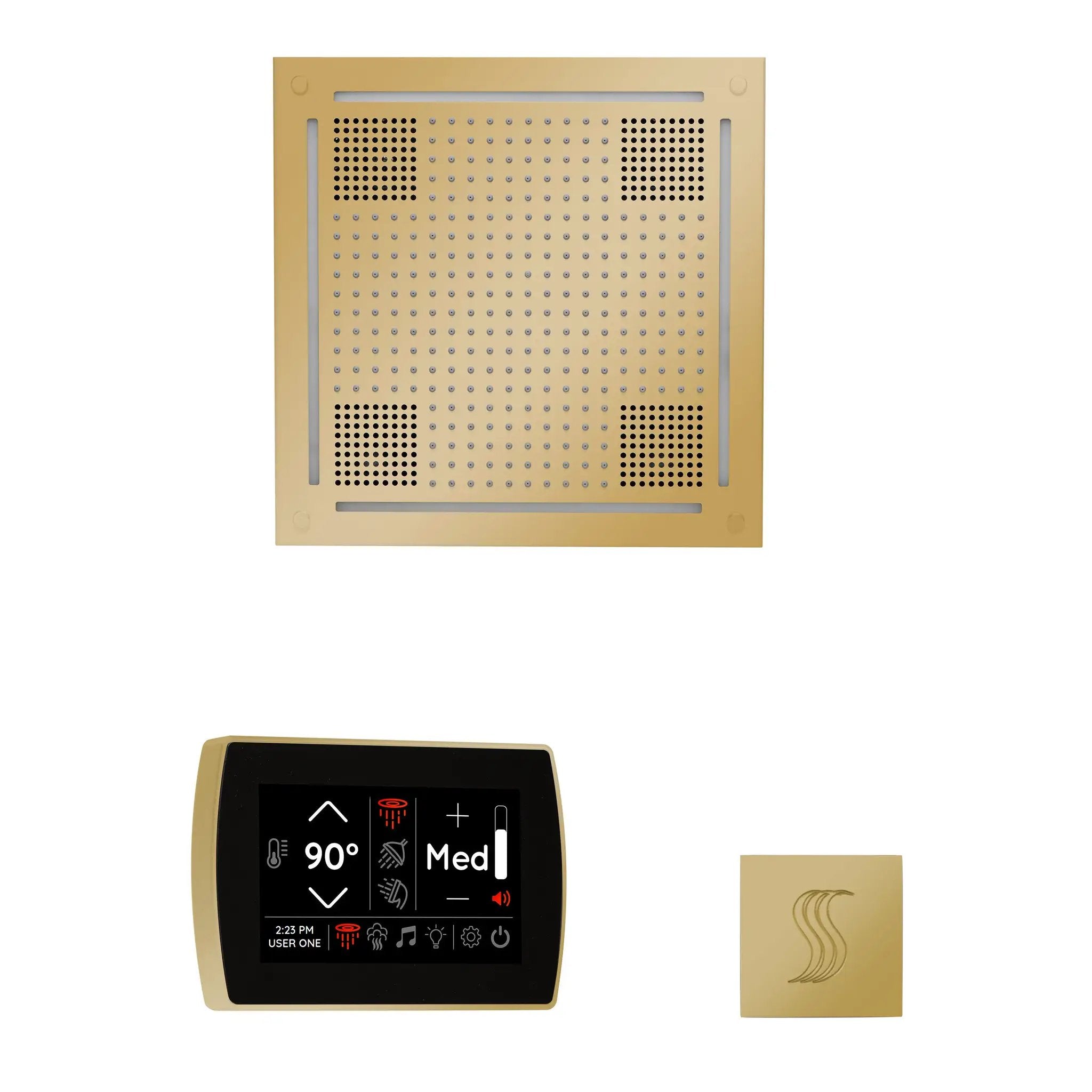 Thermasol The wellness Hydrovive Steam Package with SignaTouch Square by Thermasol