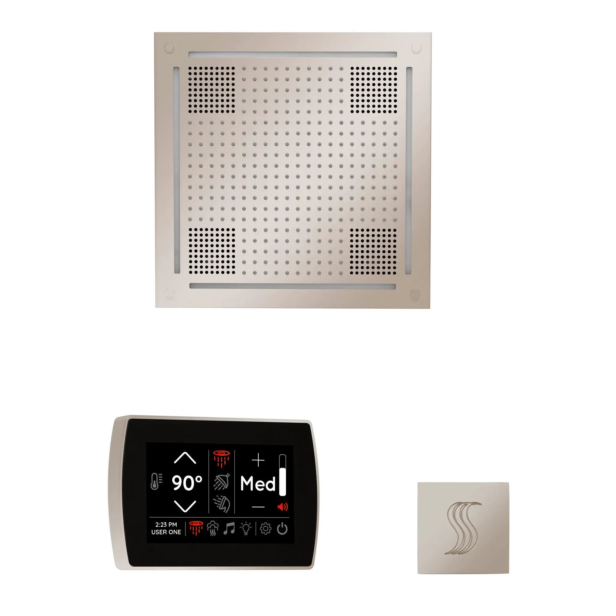 Thermasol The wellness Hydrovive Steam Package with SignaTouch Square by Thermasol