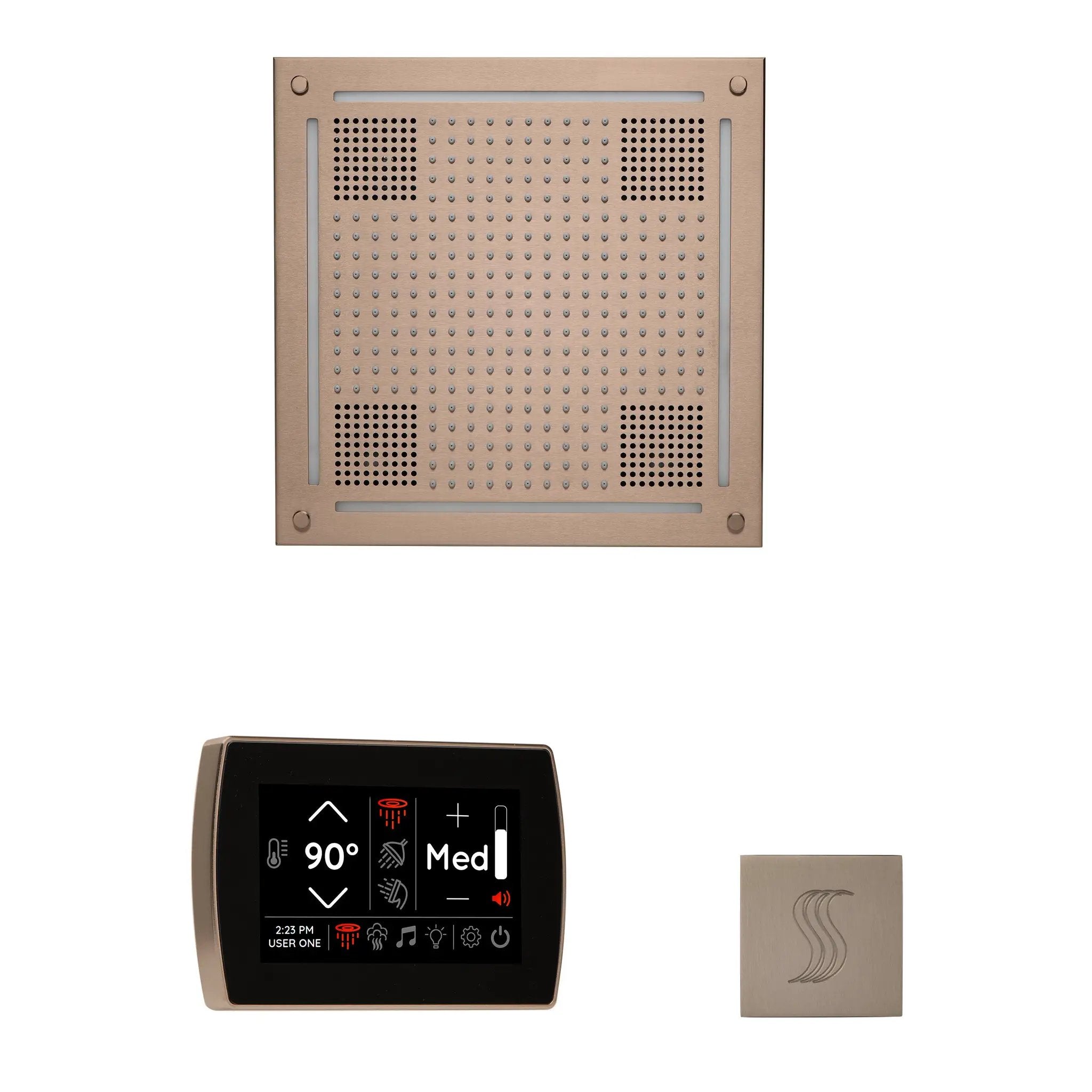 Thermasol The wellness Hydrovive Steam Package with SignaTouch Square by Thermasol