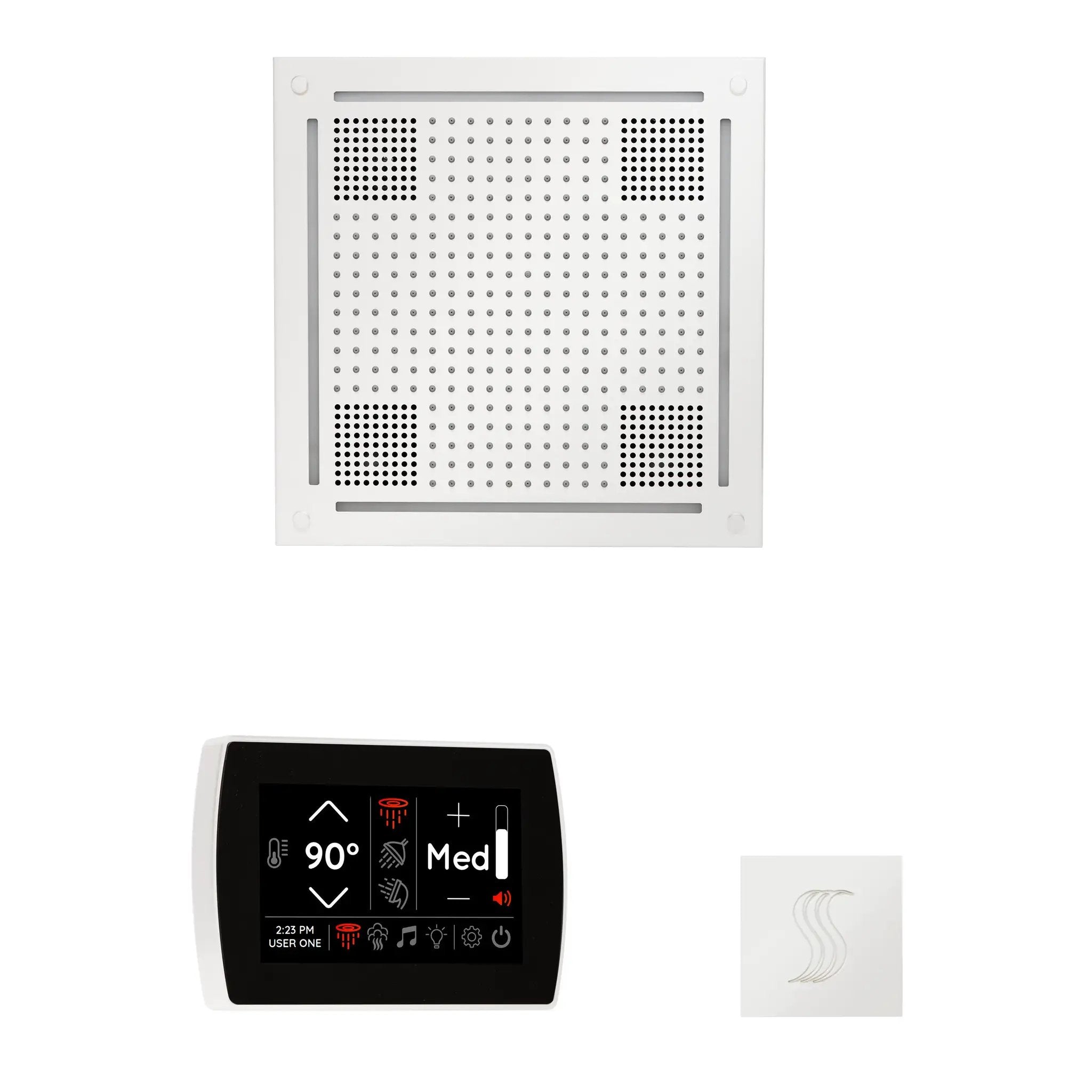 Thermasol The wellness Hydrovive Steam Package with SignaTouch Square by Thermasol