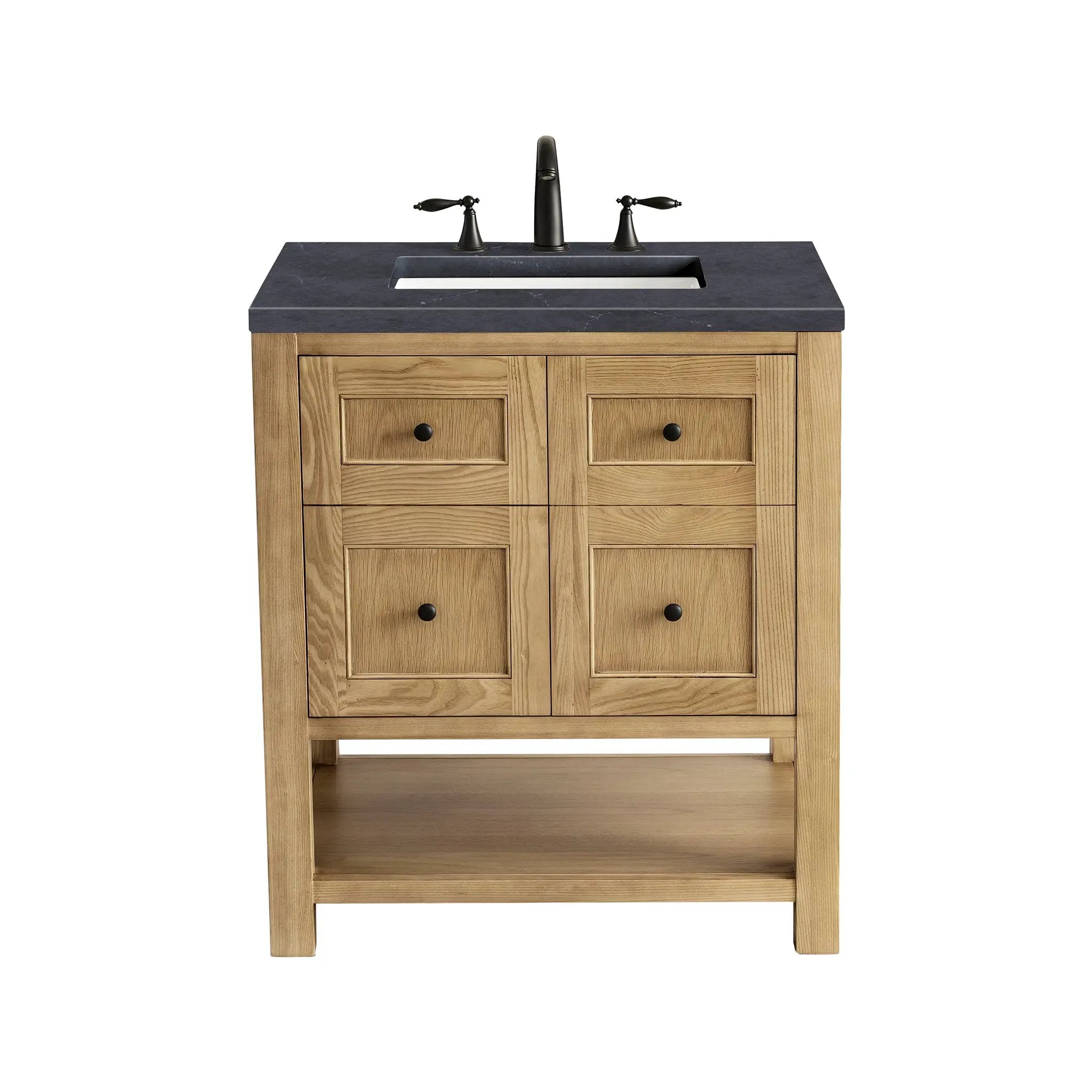 James Martin Breckenridge 30" Single Vanity Set - Light Natural Oak by James Martin Vanities