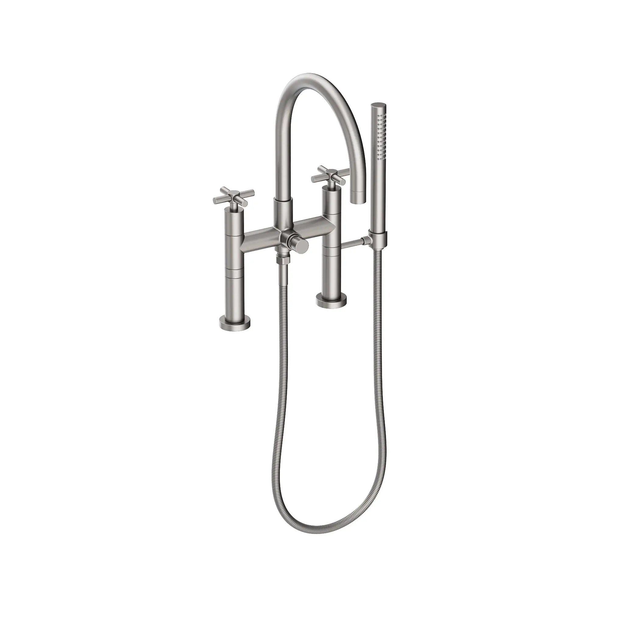 Newport Brass East Linear Exposed Tub & Hand Shower Set - Deck Mount by Newport Brass