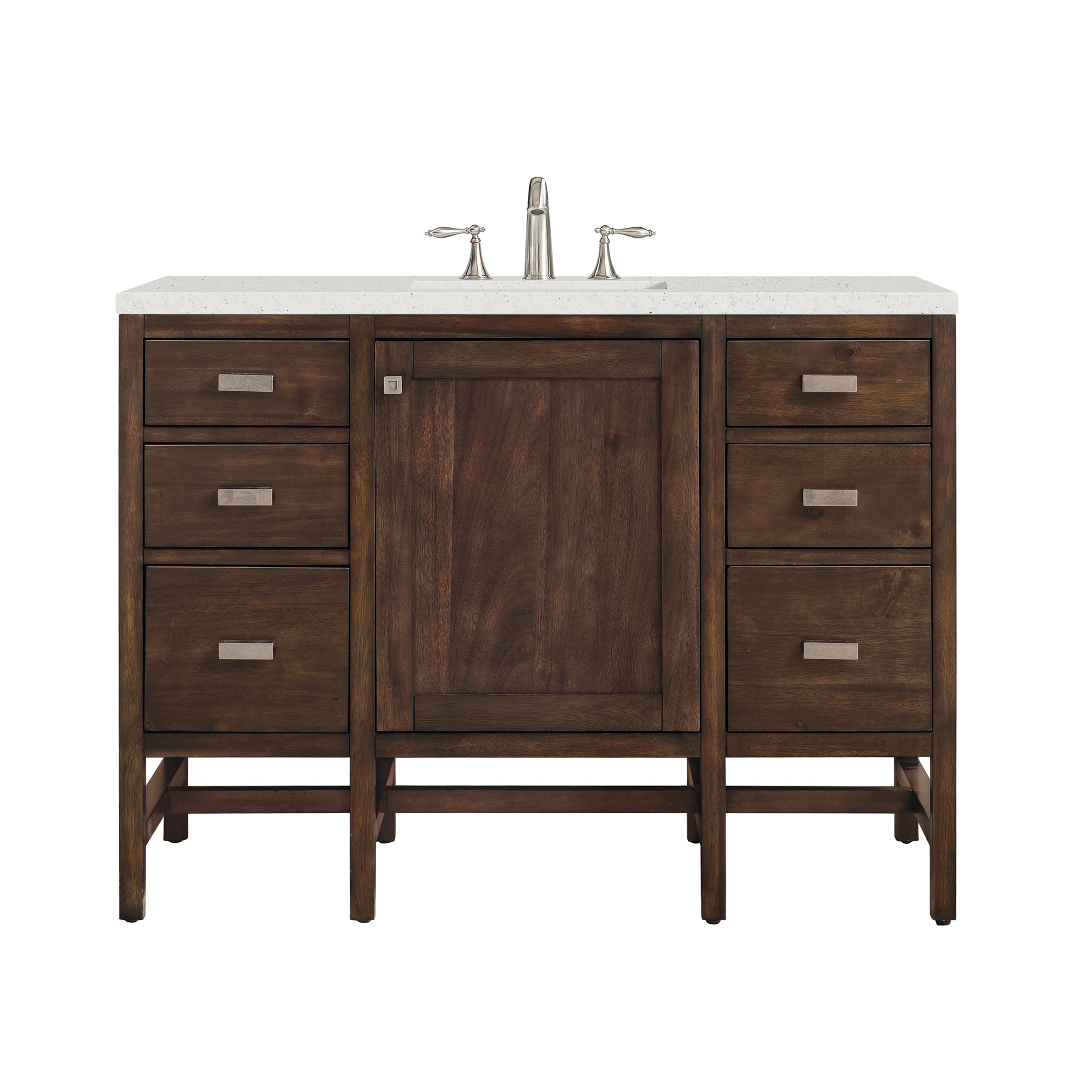 James Martin Addison 48" Single Vanity Set - Mid-Century Acacia by James Martin Vanities