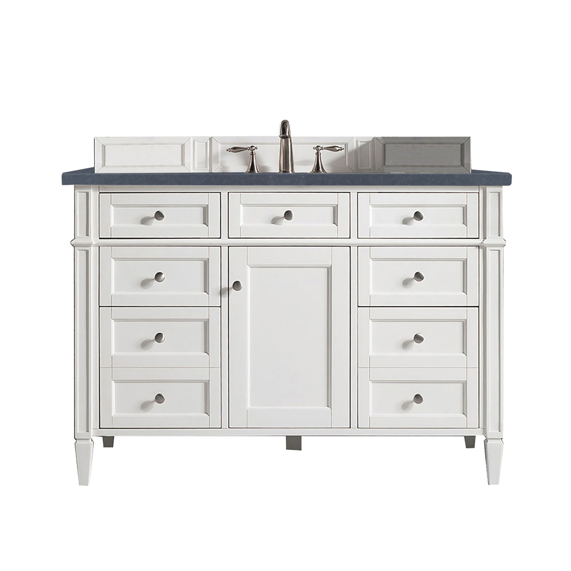 James Martin Brittany 48" Single Vanity Set - Bright White by James Martin Vanities