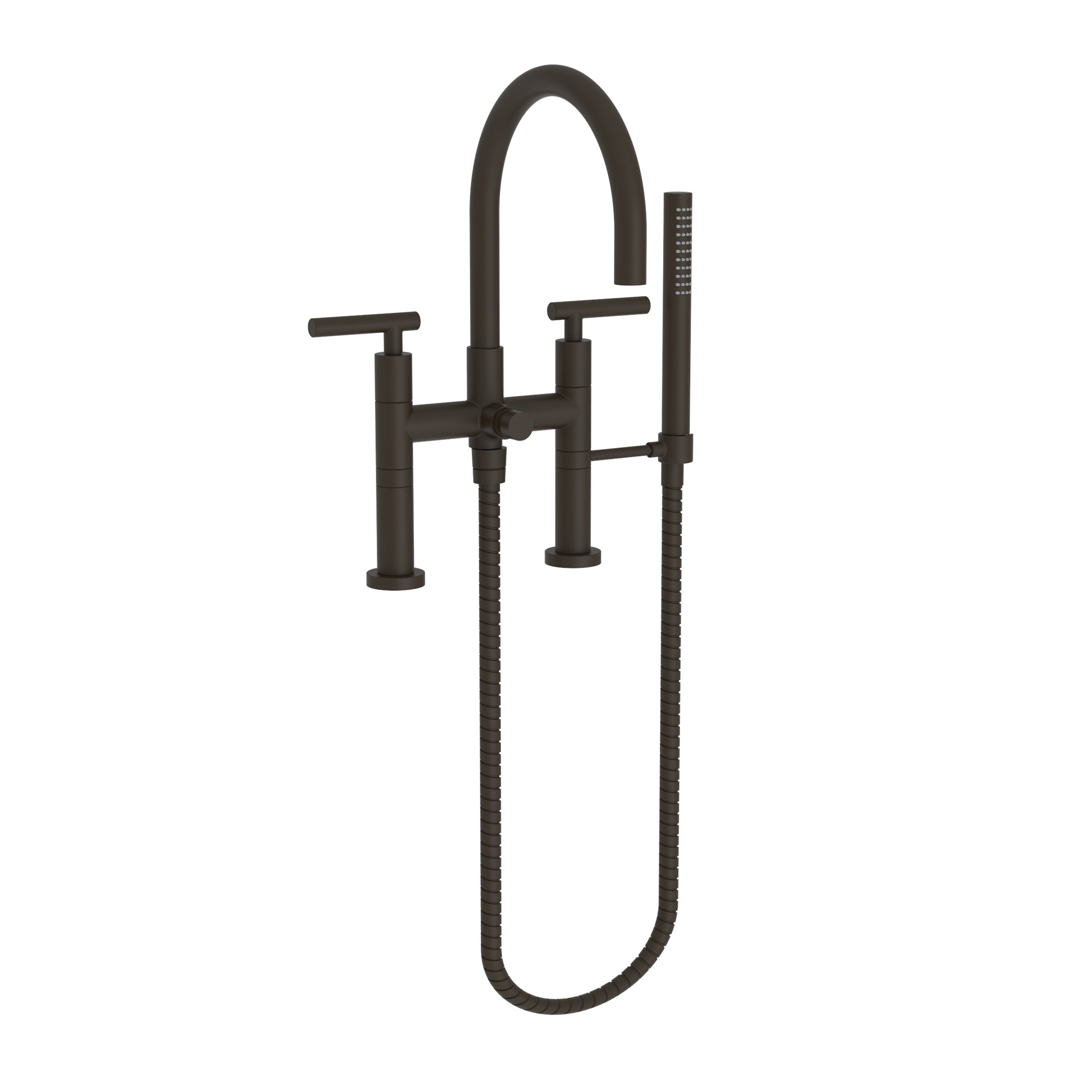 Newport Brass East Linear Exposed Tub & Hand Shower Set - Deck Mount