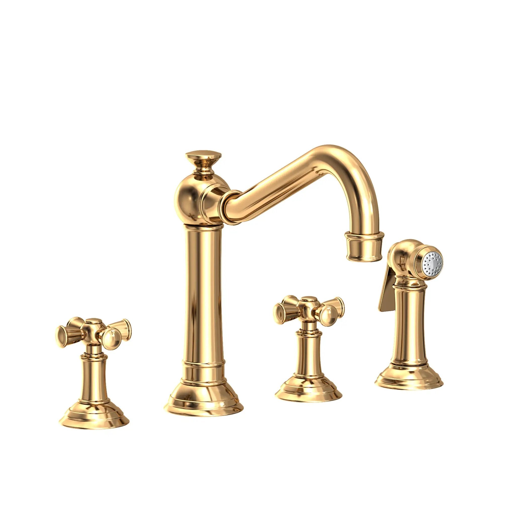 Newport Brass Jacobean Kitchen Faucet with Side Spray by Newport Brass