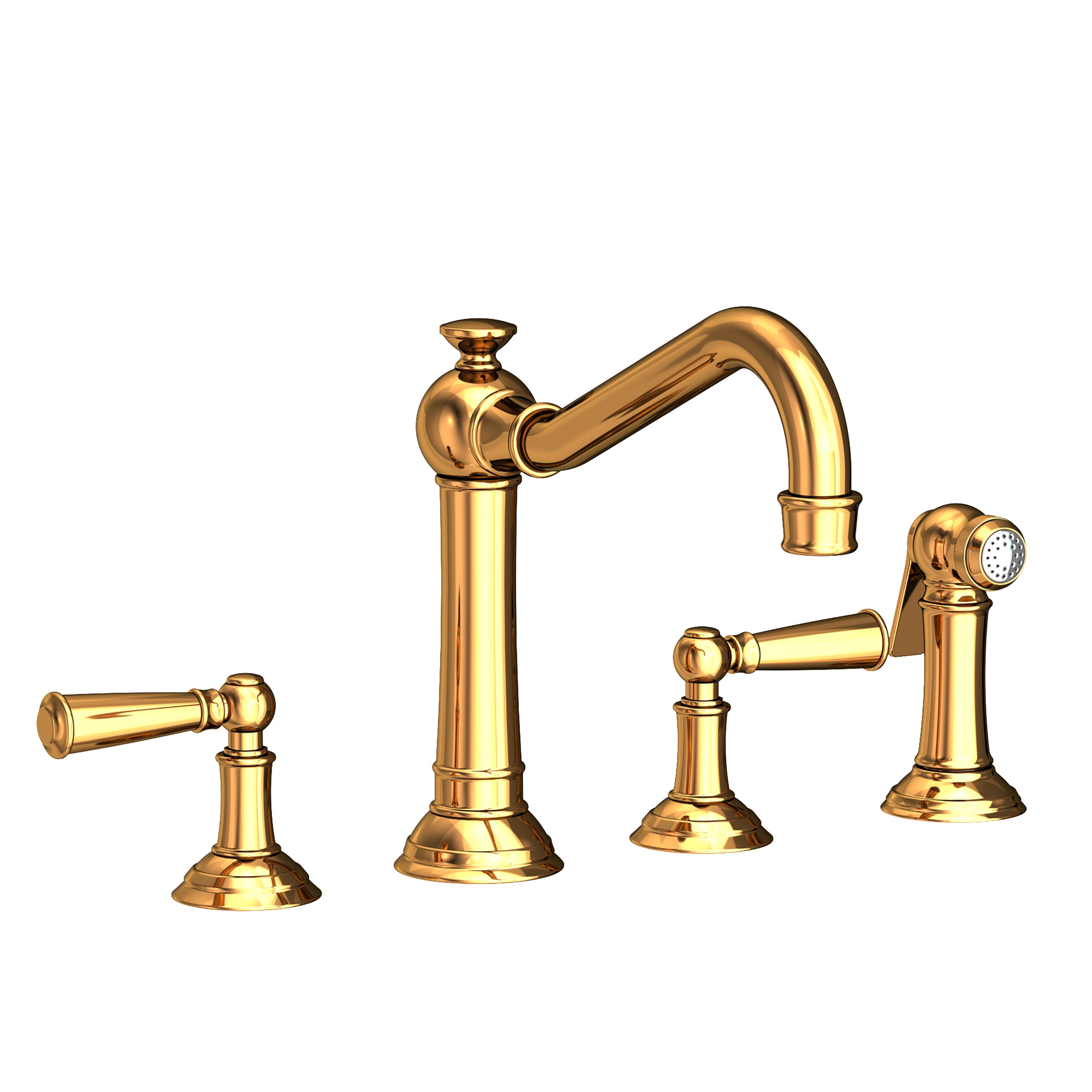 Newport Brass Jacobean Kitchen Faucet with Side Spray