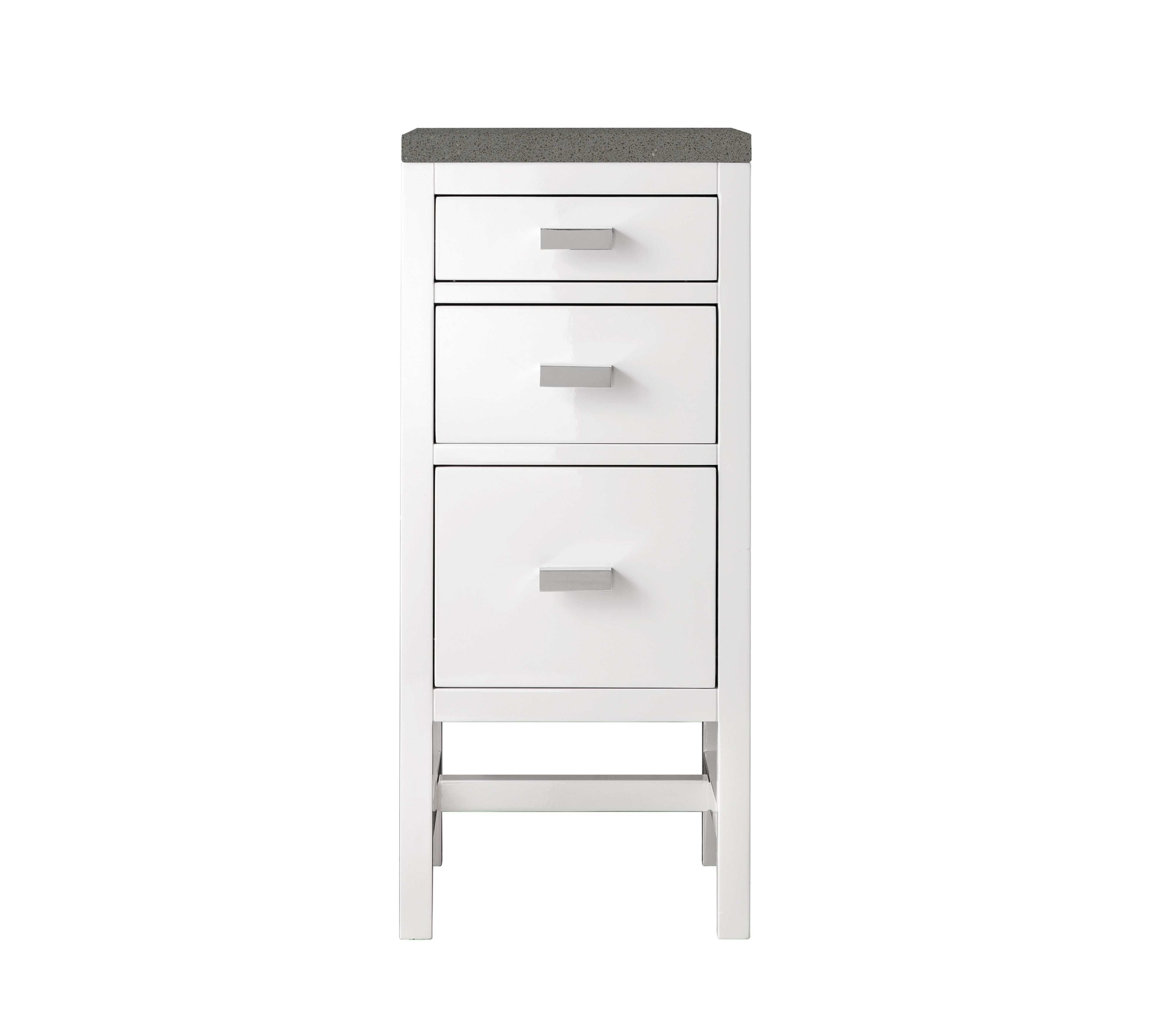 James Martin Addison 15" Base Cabinet Set - Glossy White by James Martin Vanities