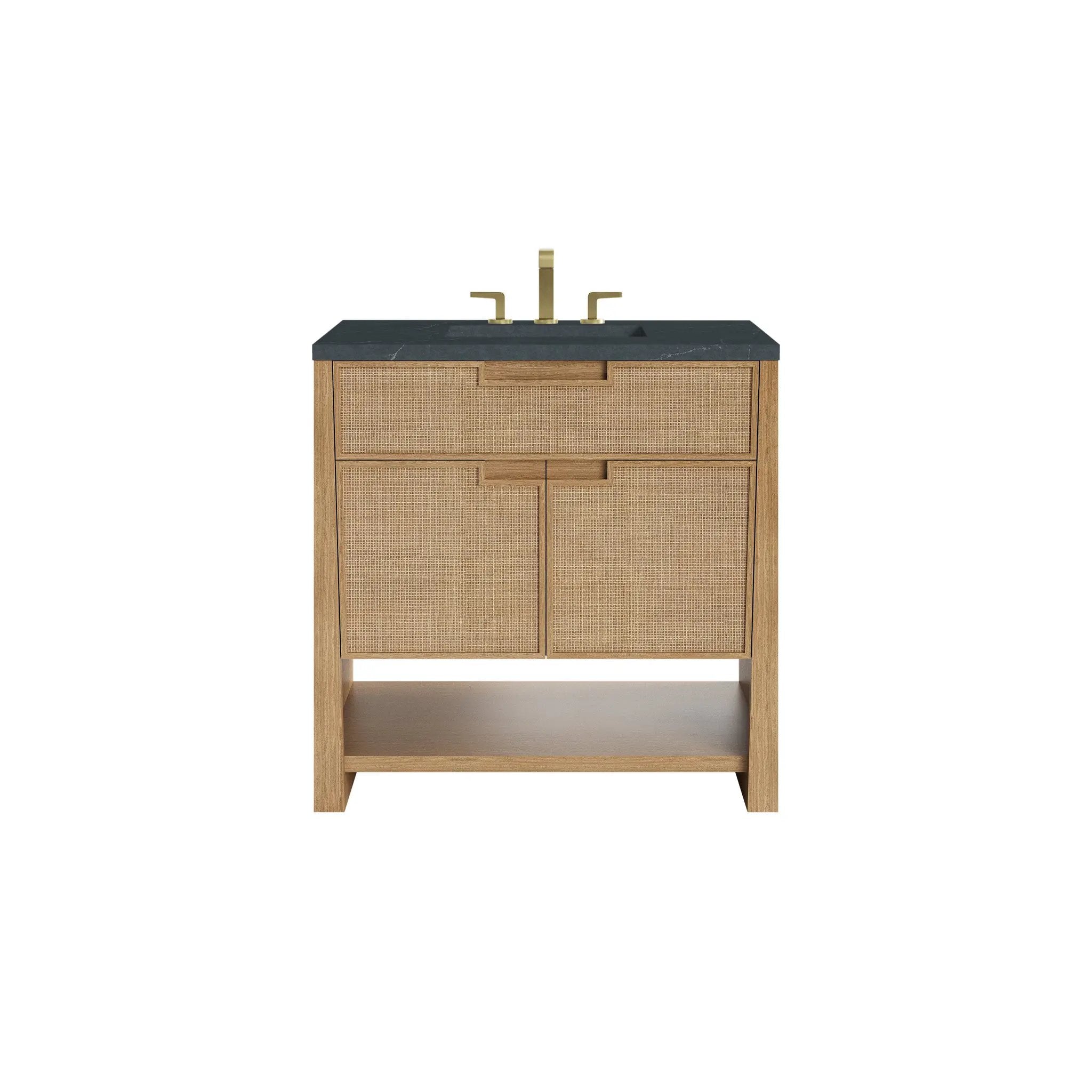 James Martin Solene 36" Single Vanity Set - Seaside Oak by James Martin Vanities