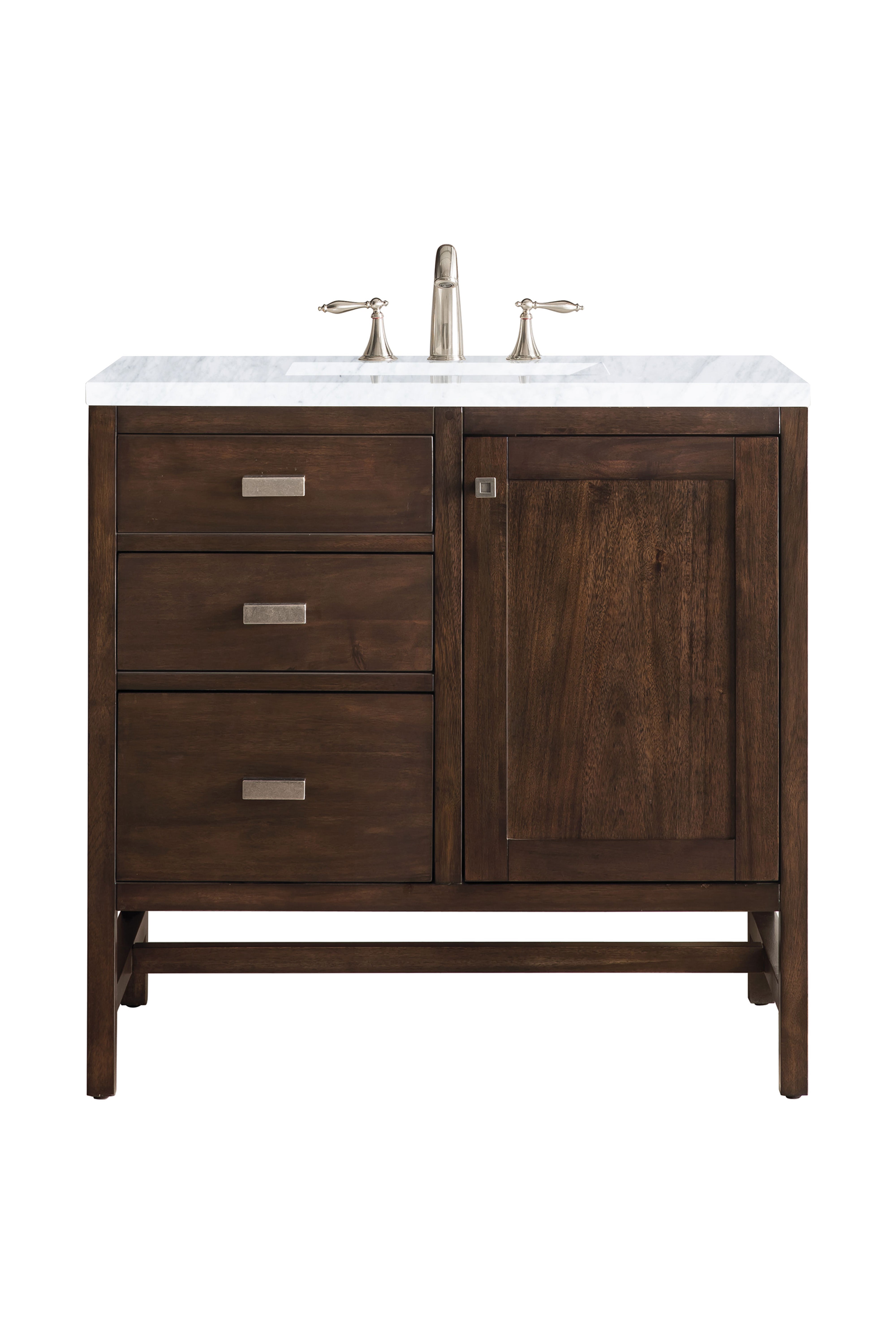 James Martin Vanities Addison 36" Single Vanity - Mid-Century Acacia