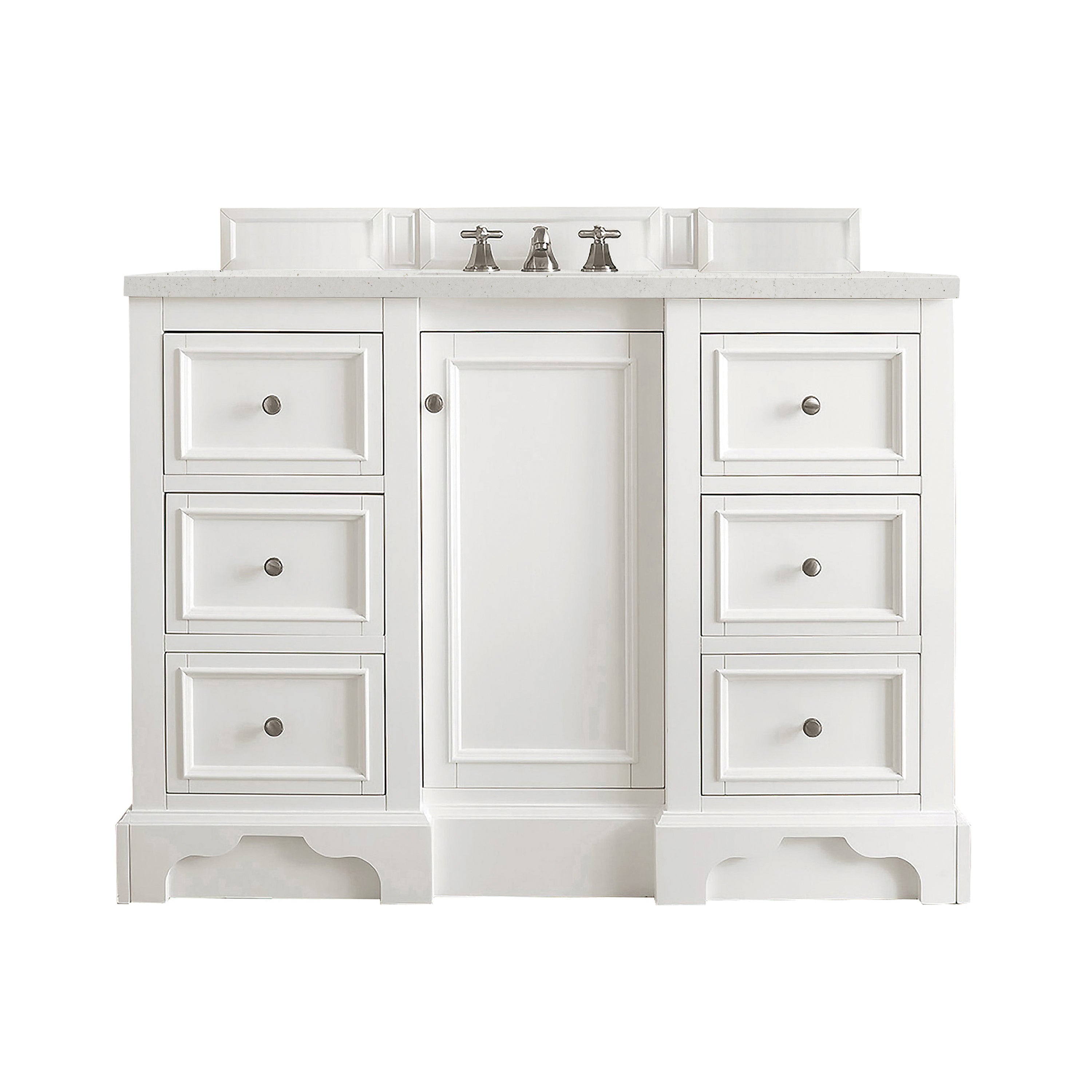 James Martin Vanities De Soto 48" Single Vanity - Bright White