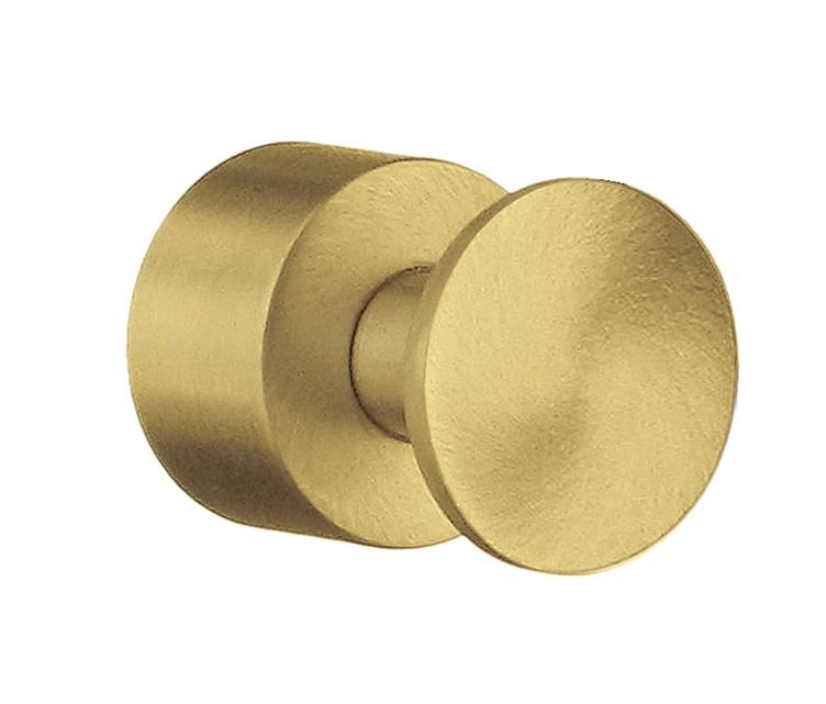 brushed brass towel hook