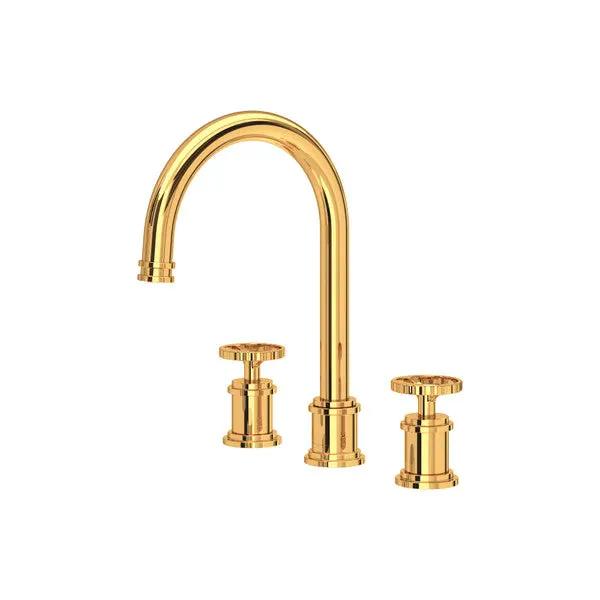 Rohl Perrin & Rowe Armstrong Widespread Lavatory Faucet with C-Spout by Rohl