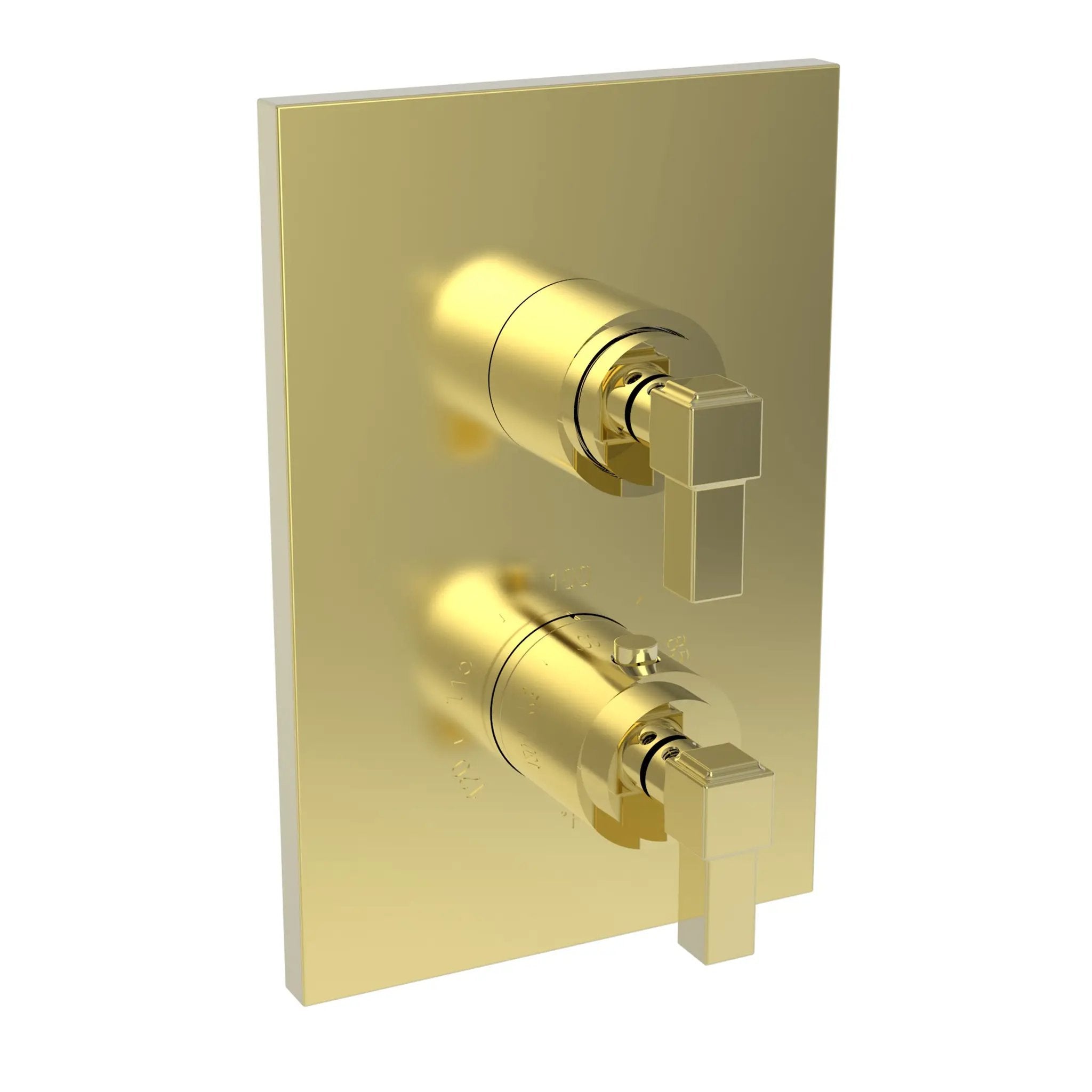Newport Brass Malvina 1/2" Square Thermostatic Trim Plate with Handle by Newport Brass