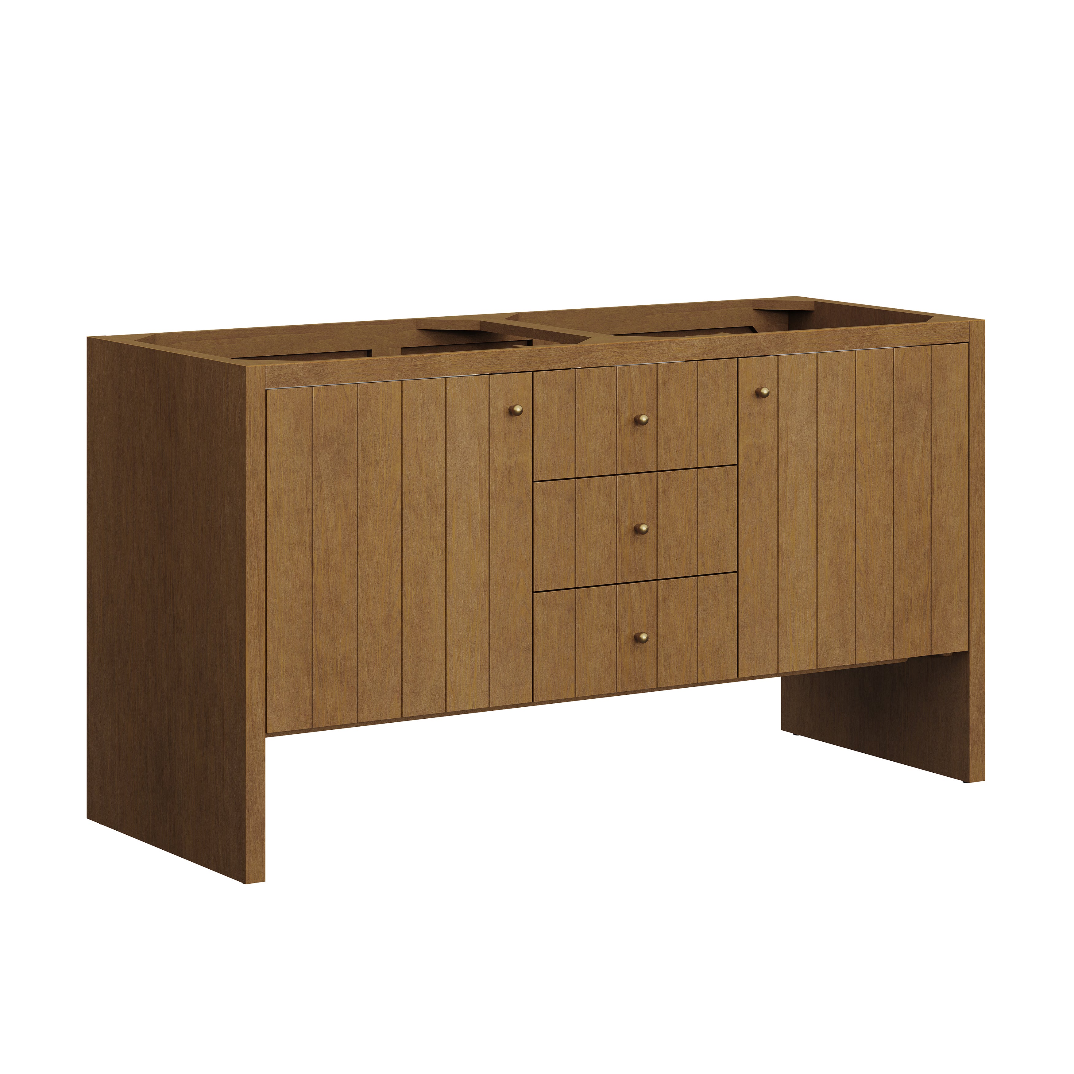honey oak vanity