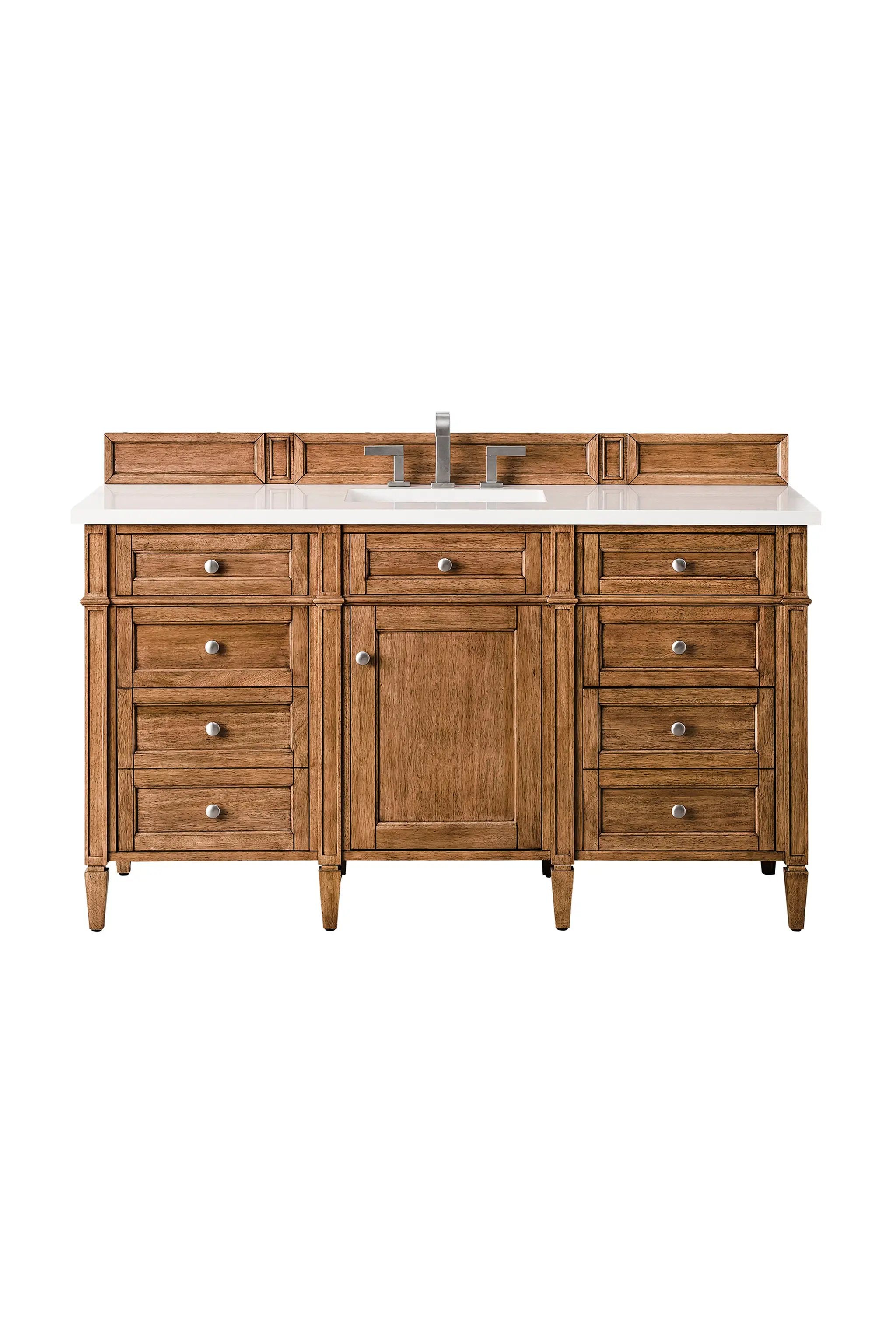 James Martin Brittany 60" Single Vanity Set - Saddle Brown by James Martin Vanities