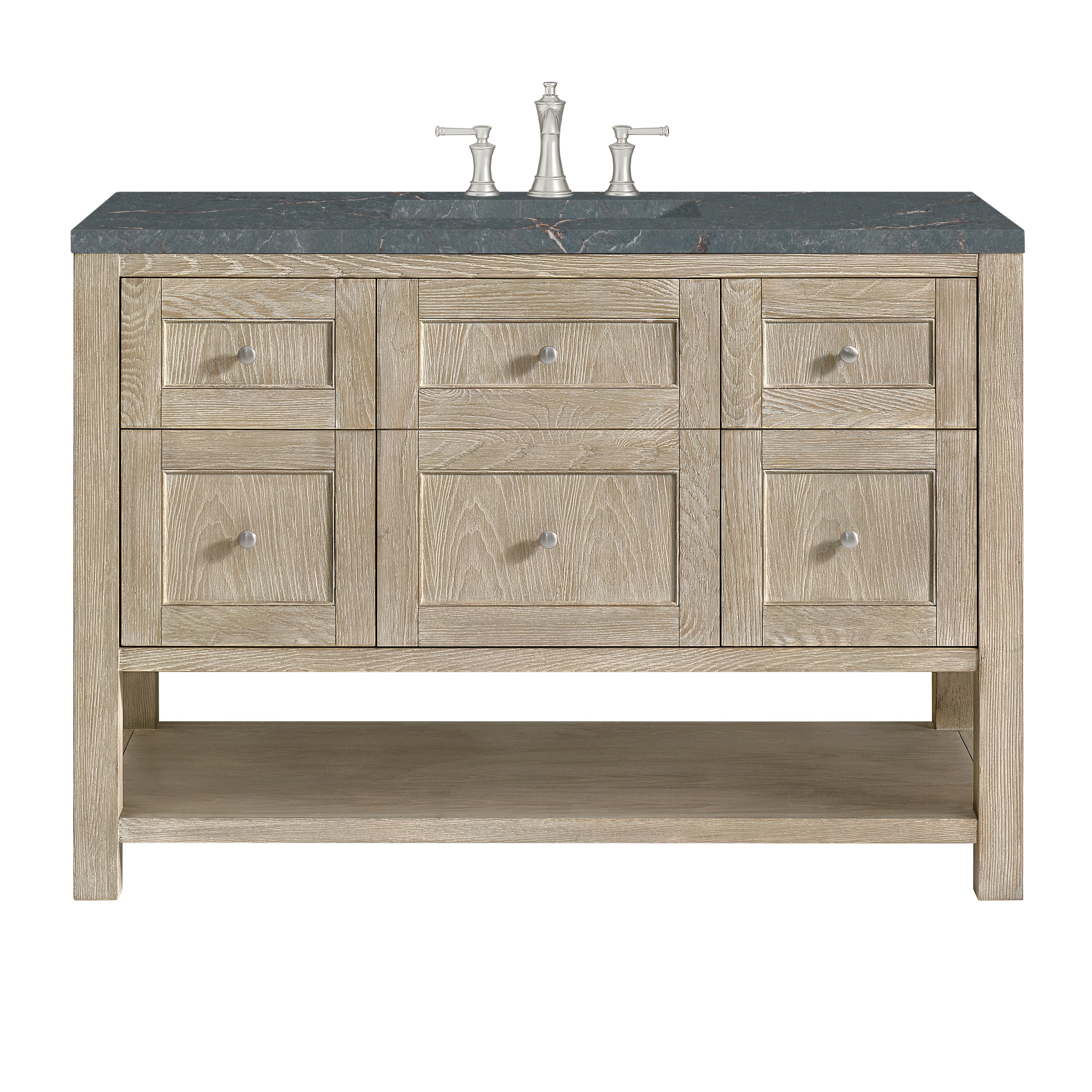 James Martin Vanities Breckenridge 48" Single Vanity - Whitewashed Oak
