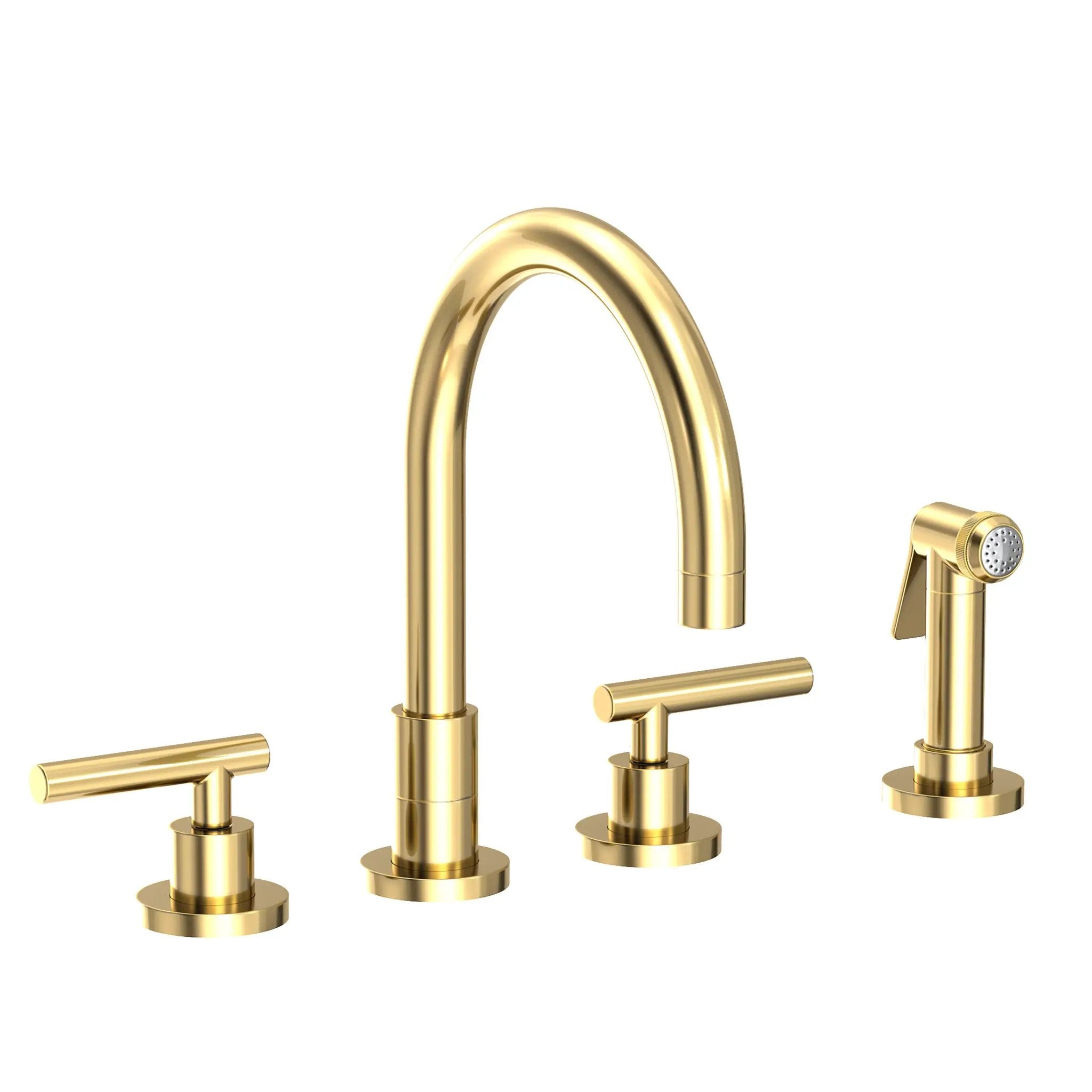 Newport Brass East Linear Kitchen Faucet with Side Spray by Newport Brass