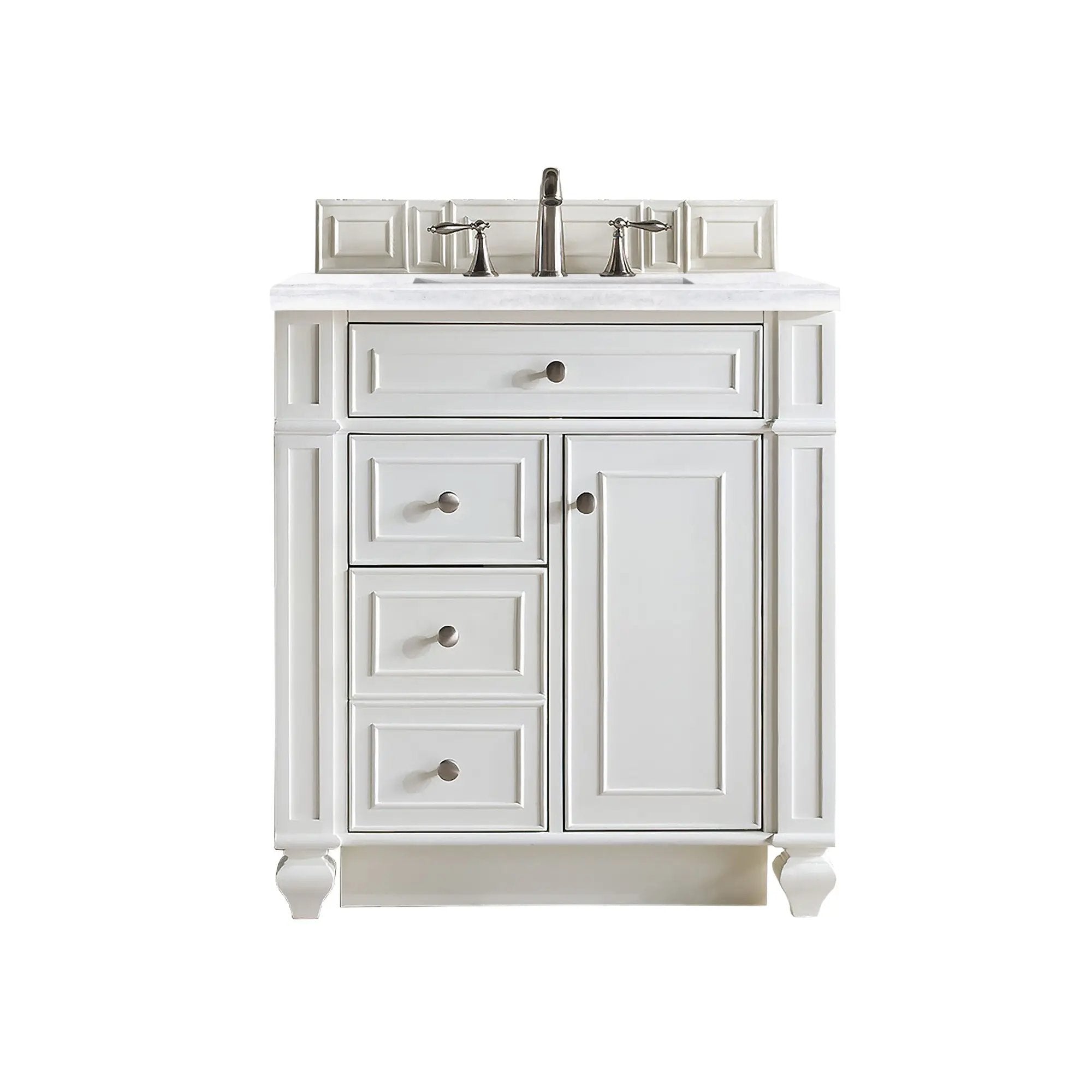 James Martin Bristol 30" Single Vanity Set - Bright White by James Martin Vanities
